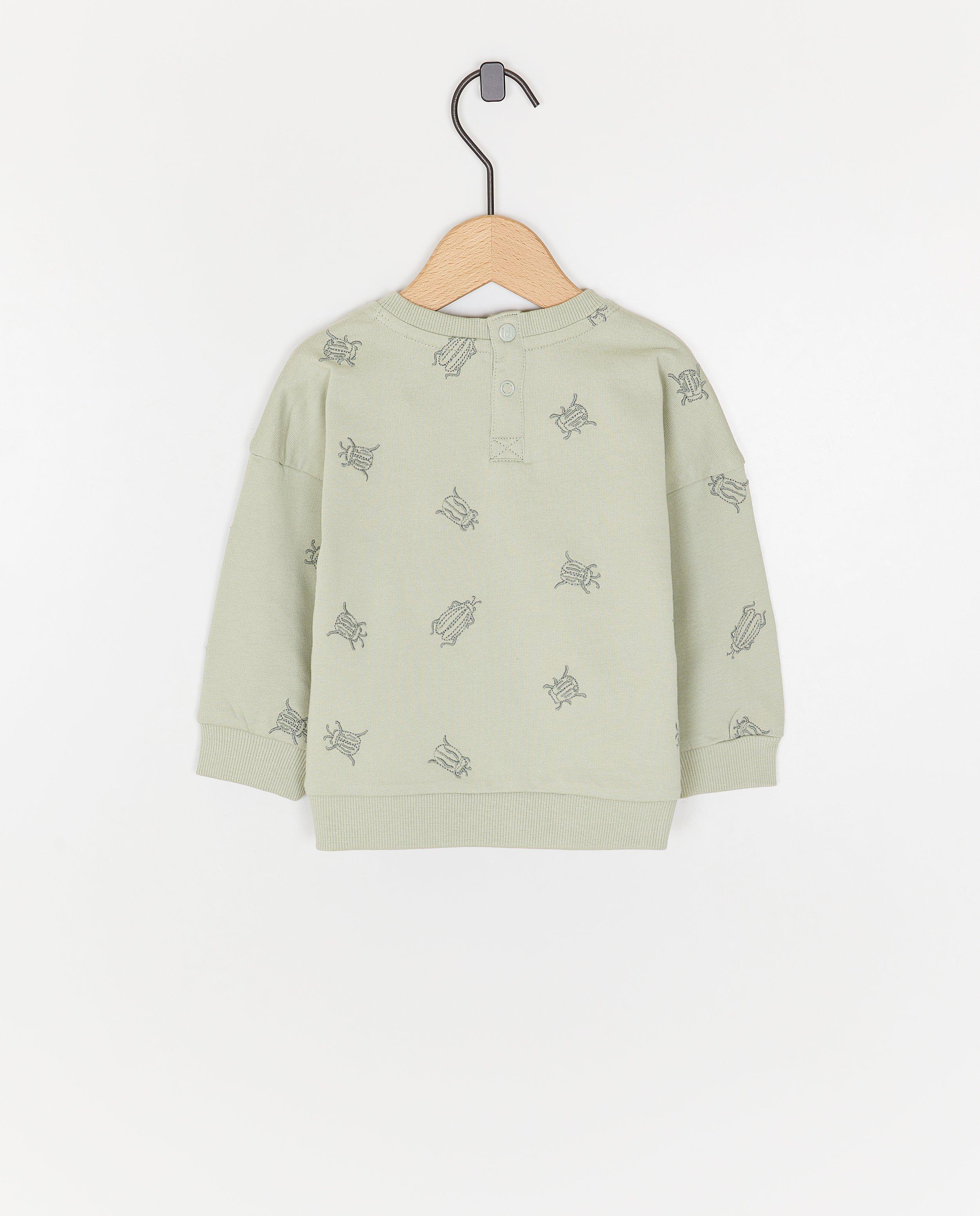 Sweats - Sweat-shirt avec scarabées brodés