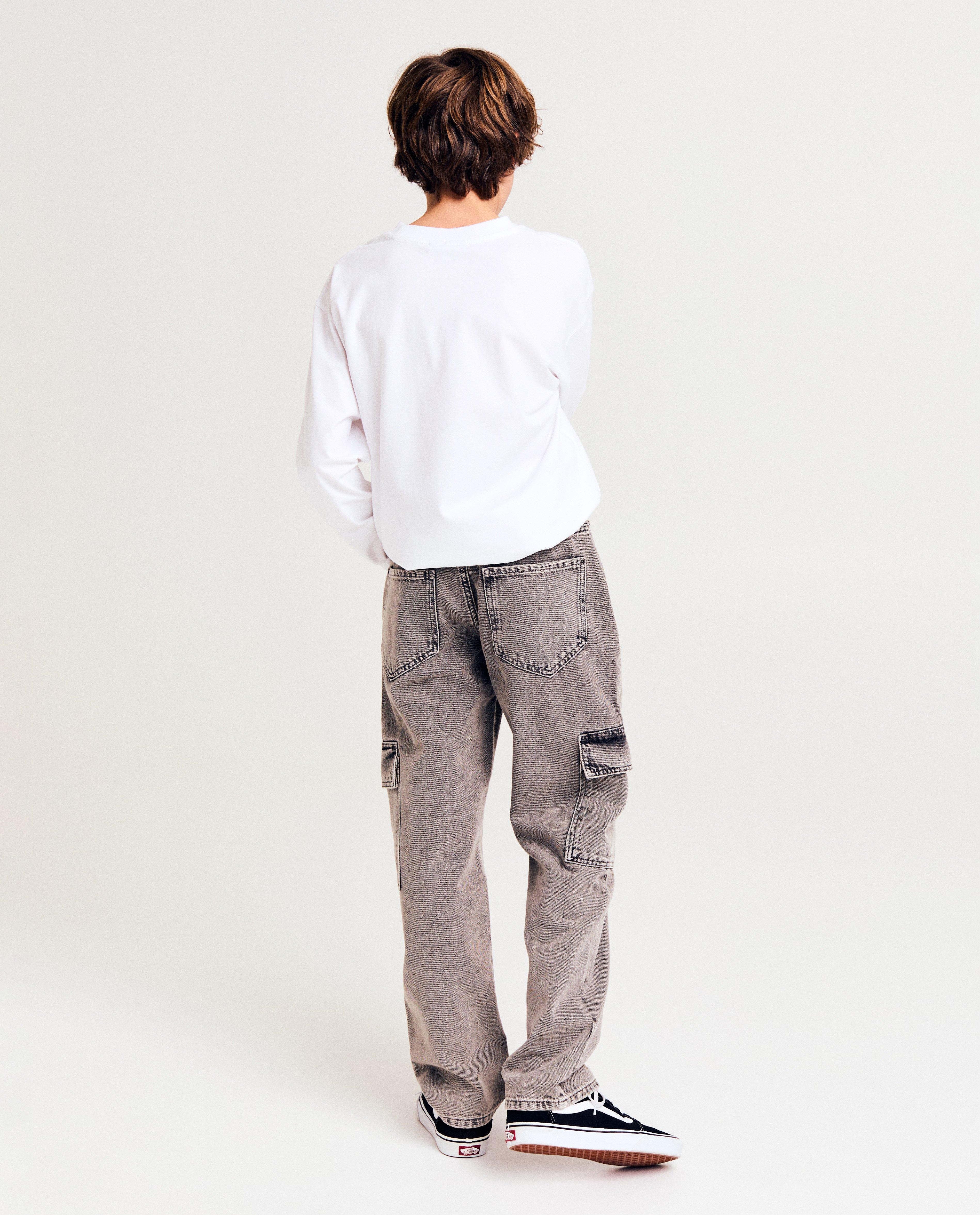 Jeans - Grijze jeans, loose fit