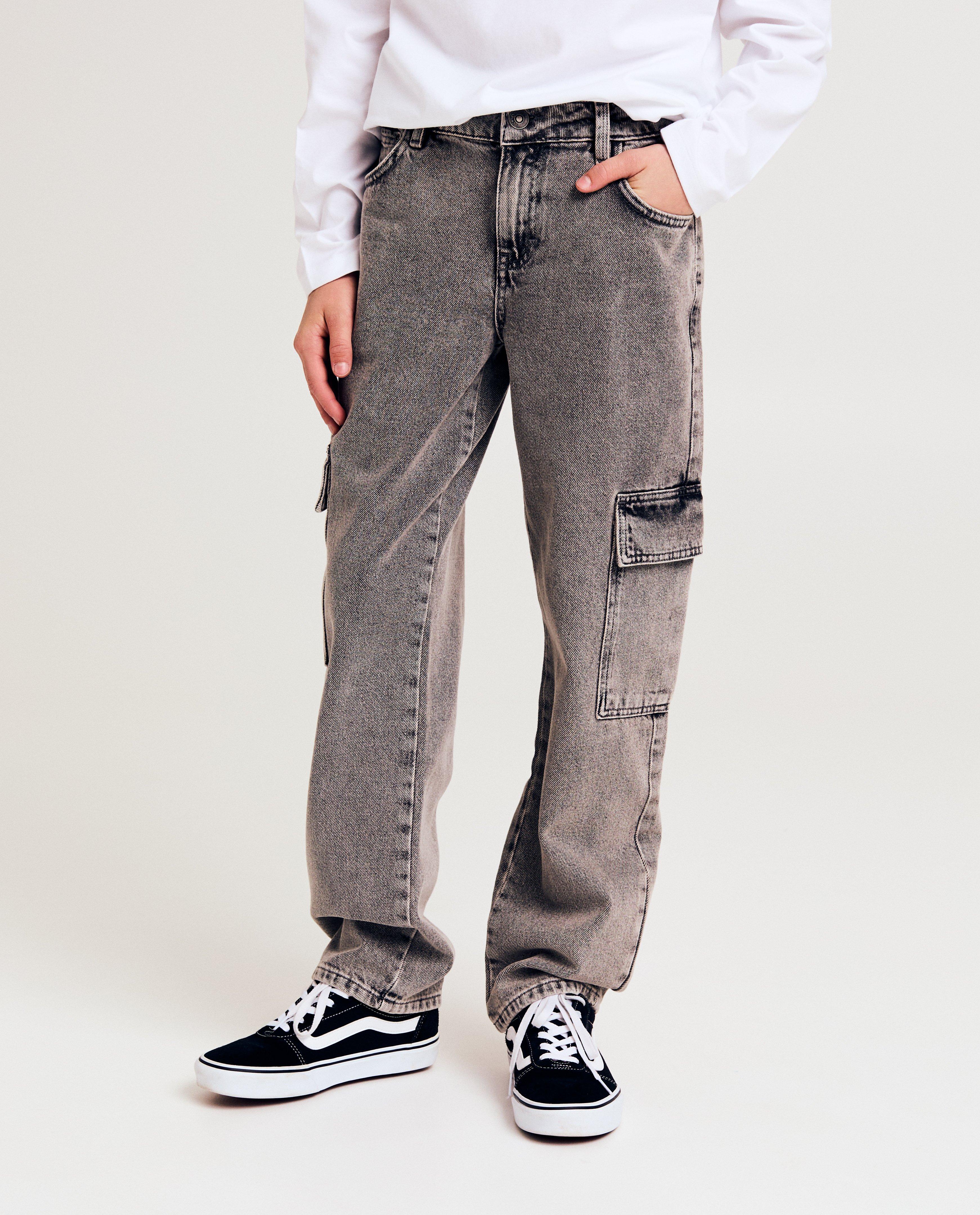 Jeans - Grijze jeans, loose fit