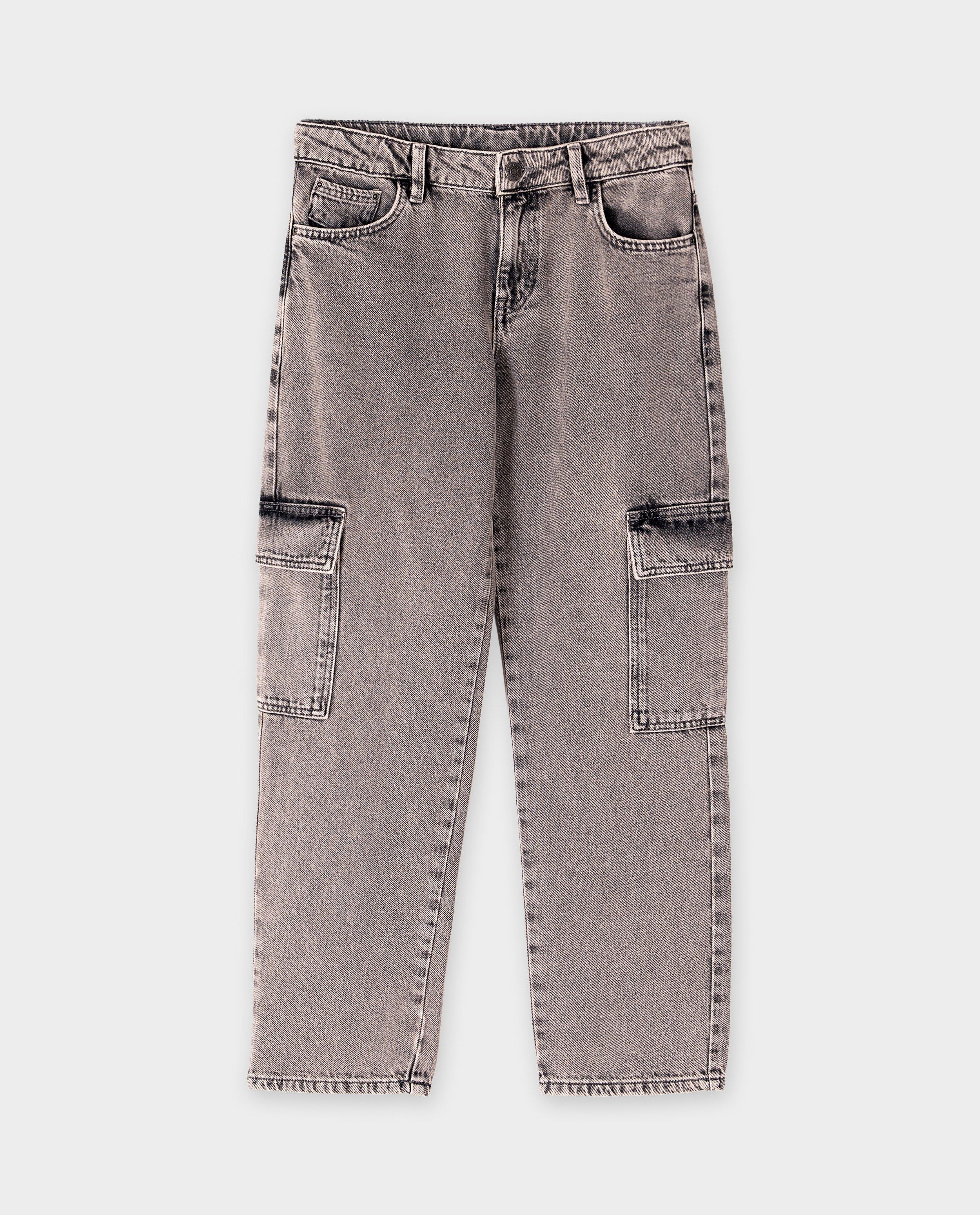 Jeans - Grijze jeans, loose fit