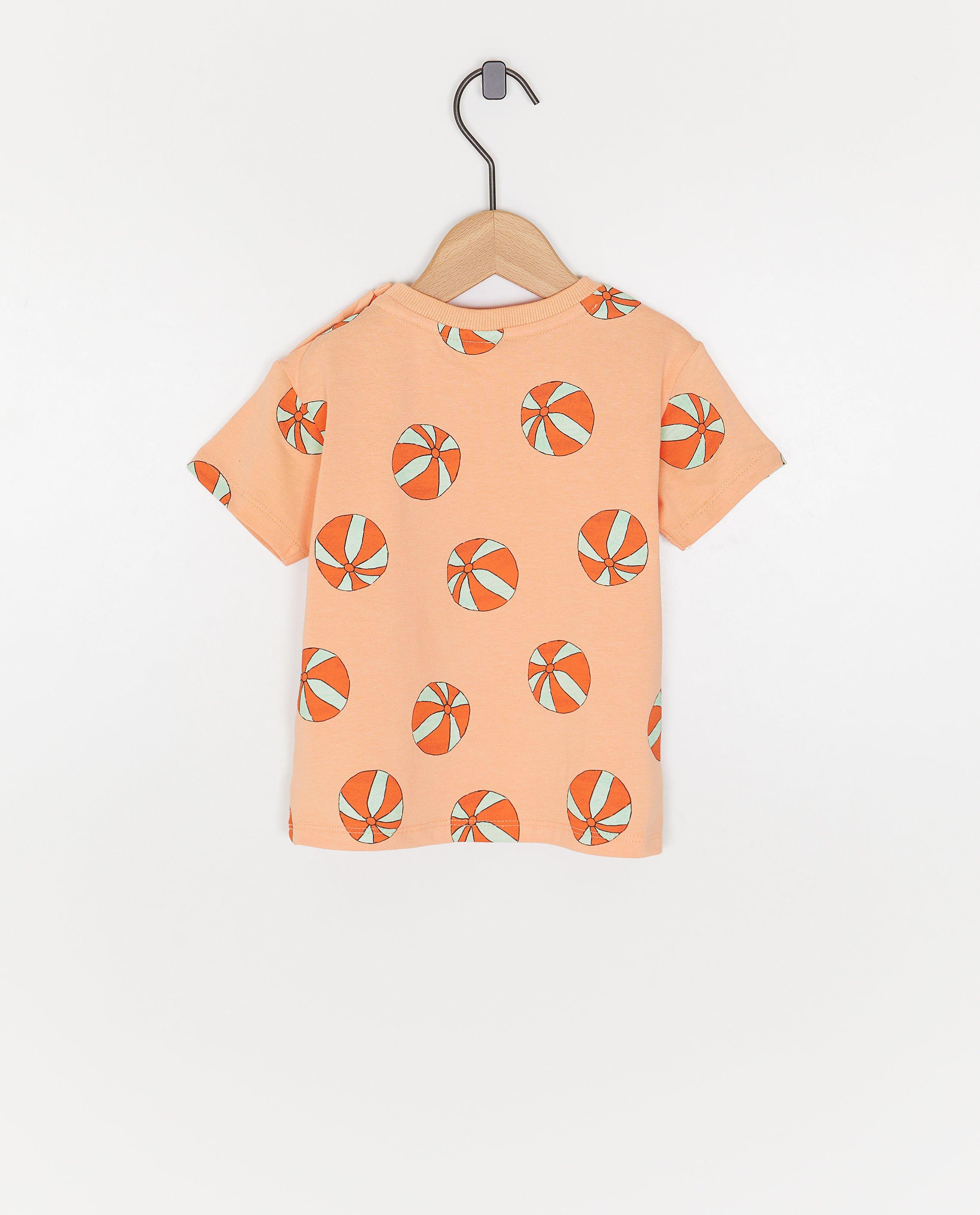 T-shirts - T-shirt avec impression de ballons de plage