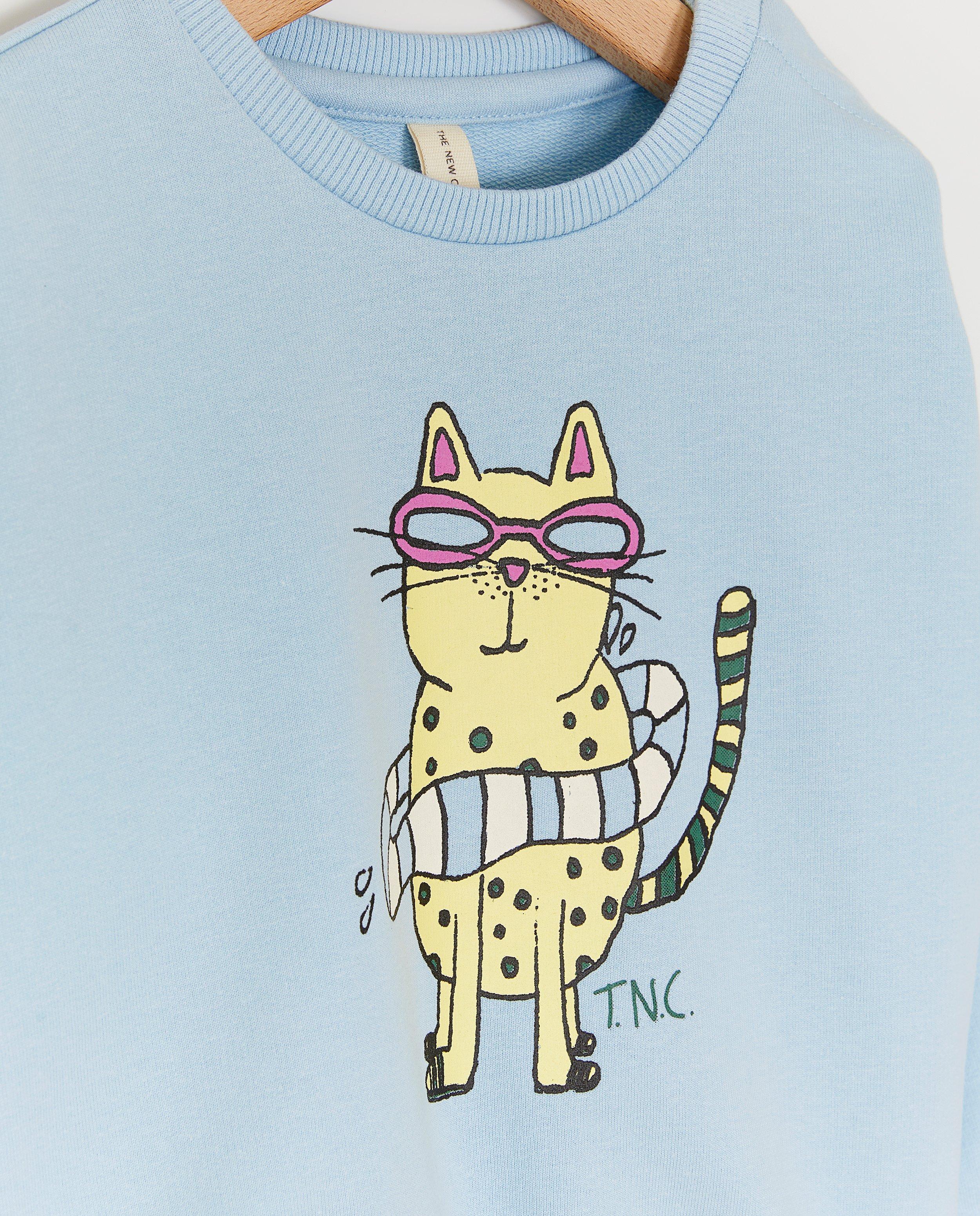 Sweaters - Sweater met print kat