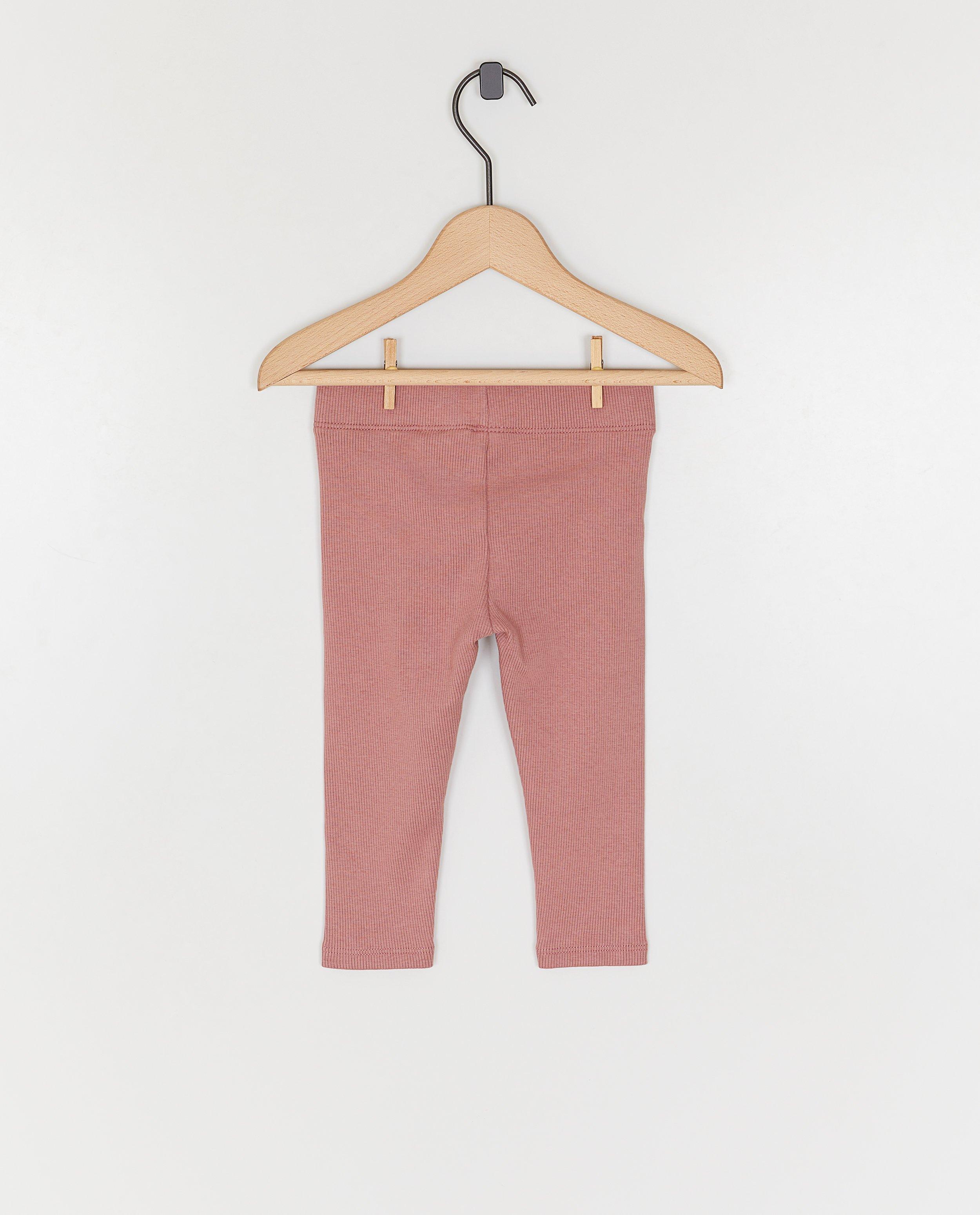 Leggings - Legging met fijn ribpatroon