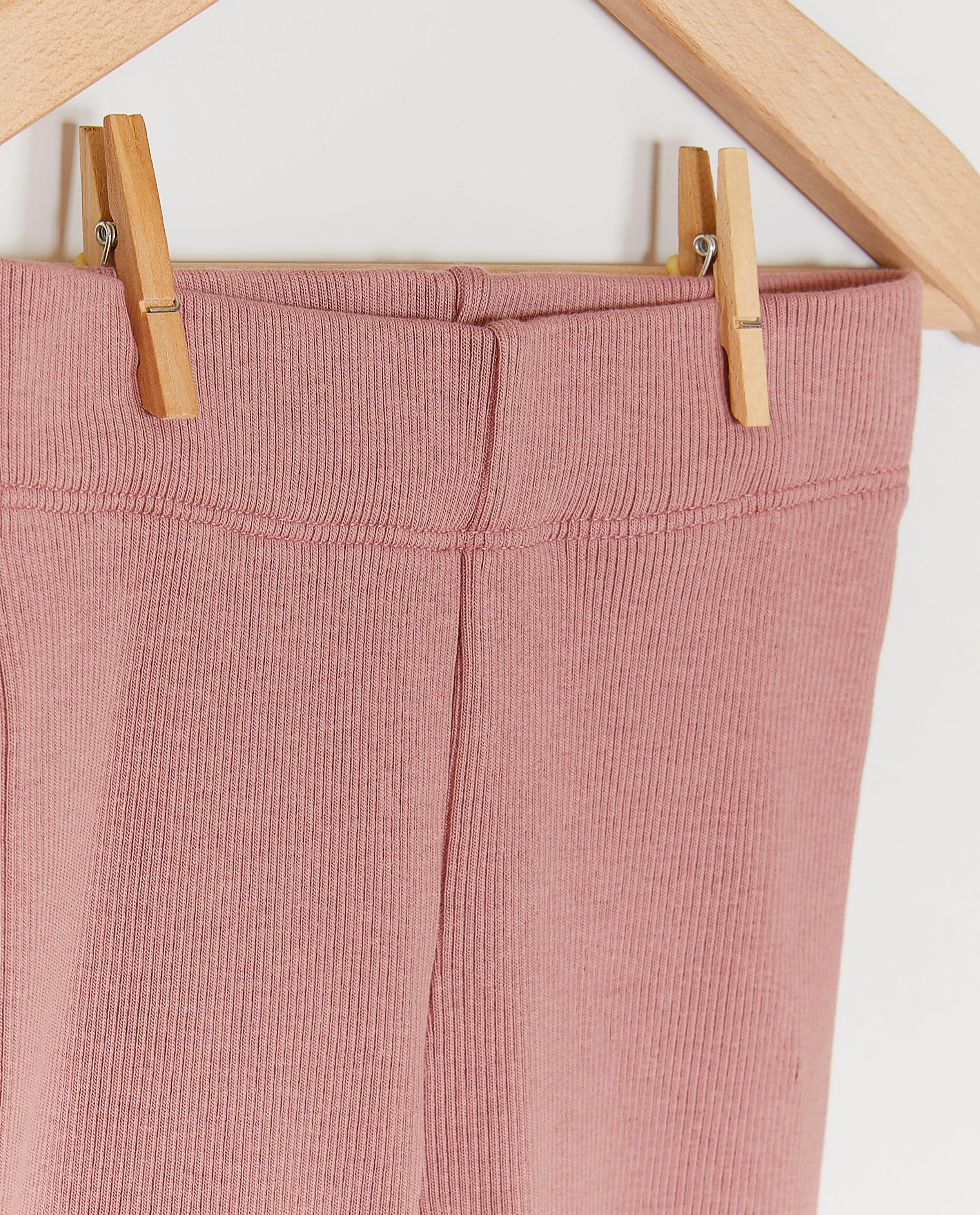 Leggings - Legging met fijn ribpatroon