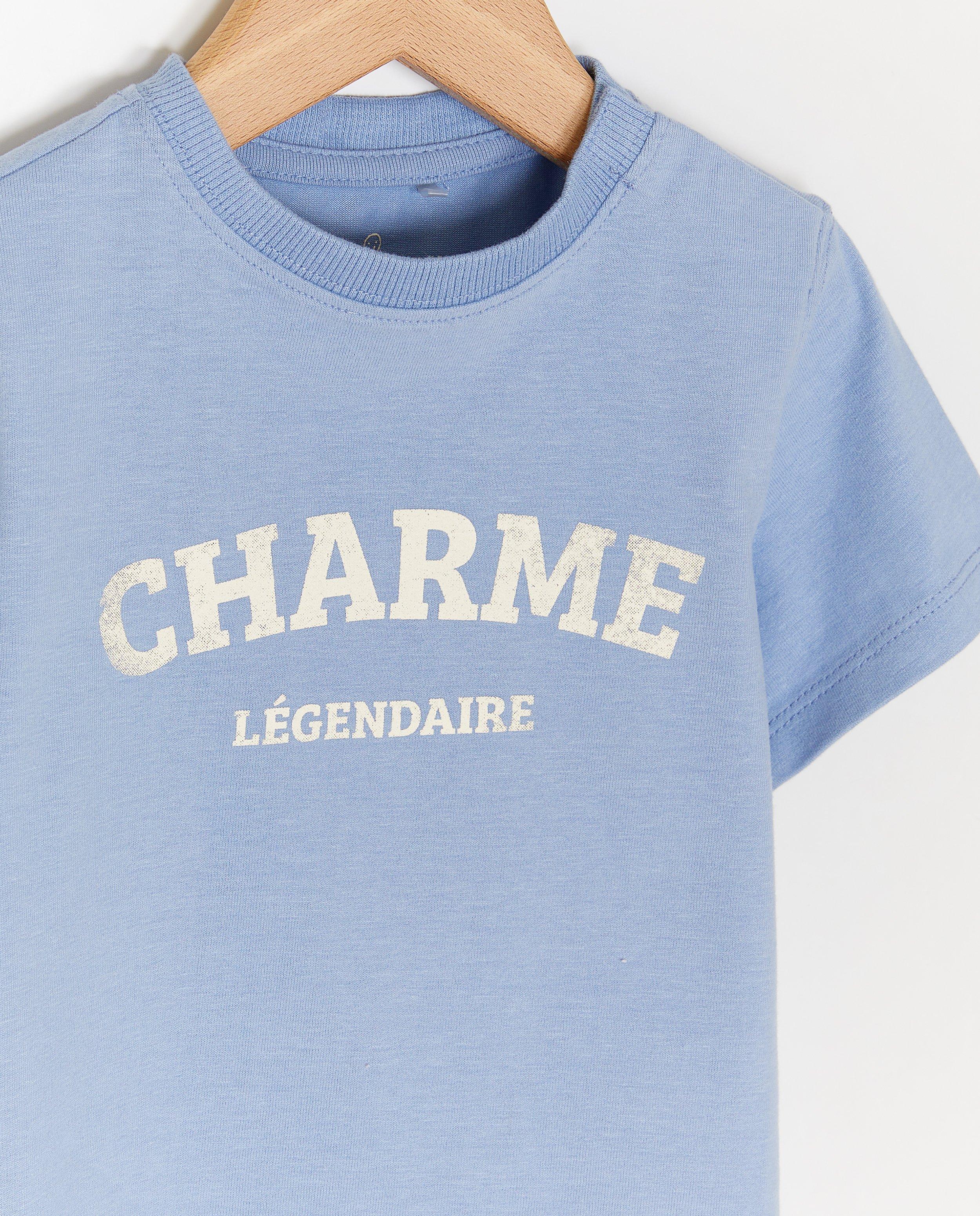 T-shirts - T-shirt met opschrift, Casanova comme papa