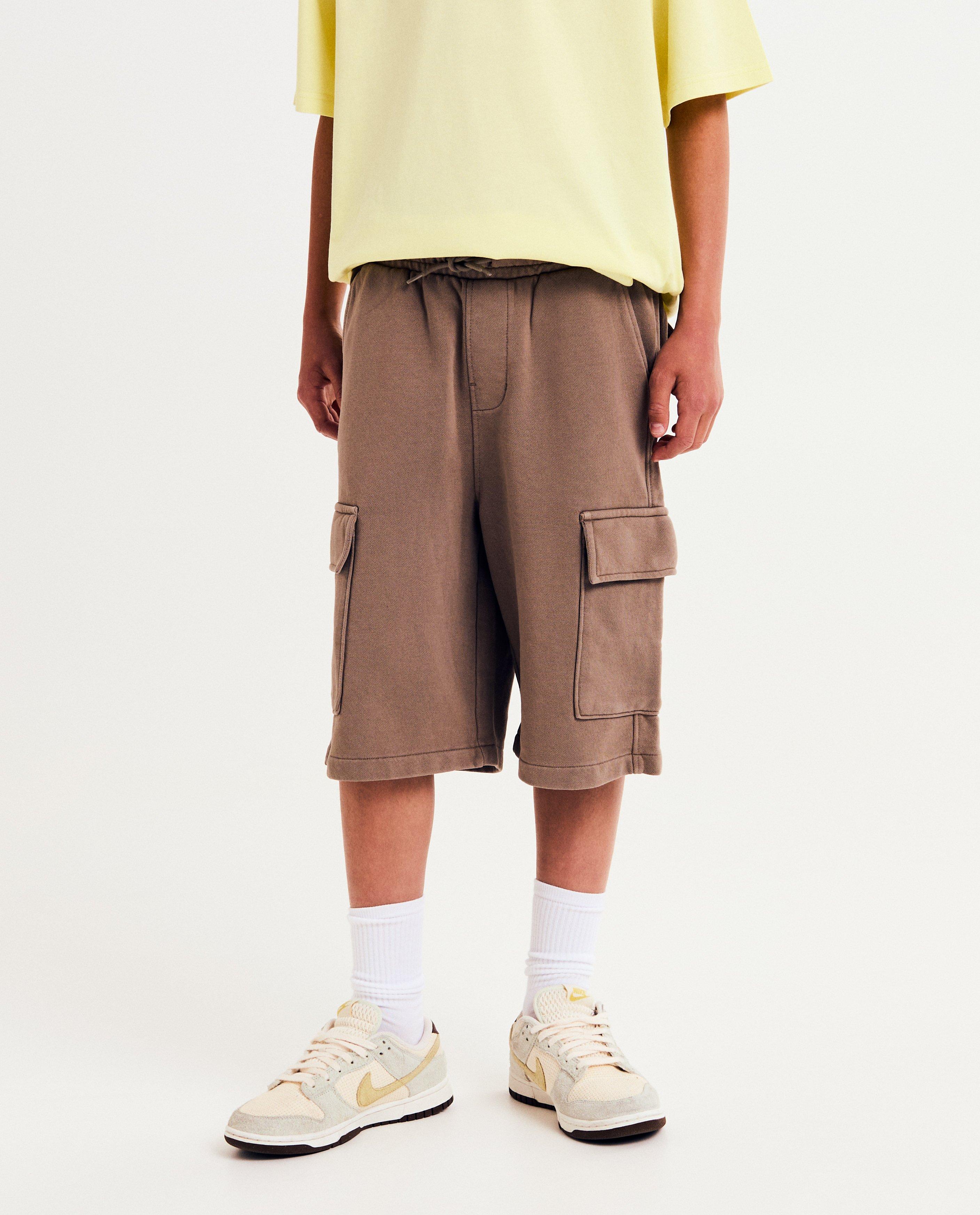 Shorten - Short met verwassen look, loose fit