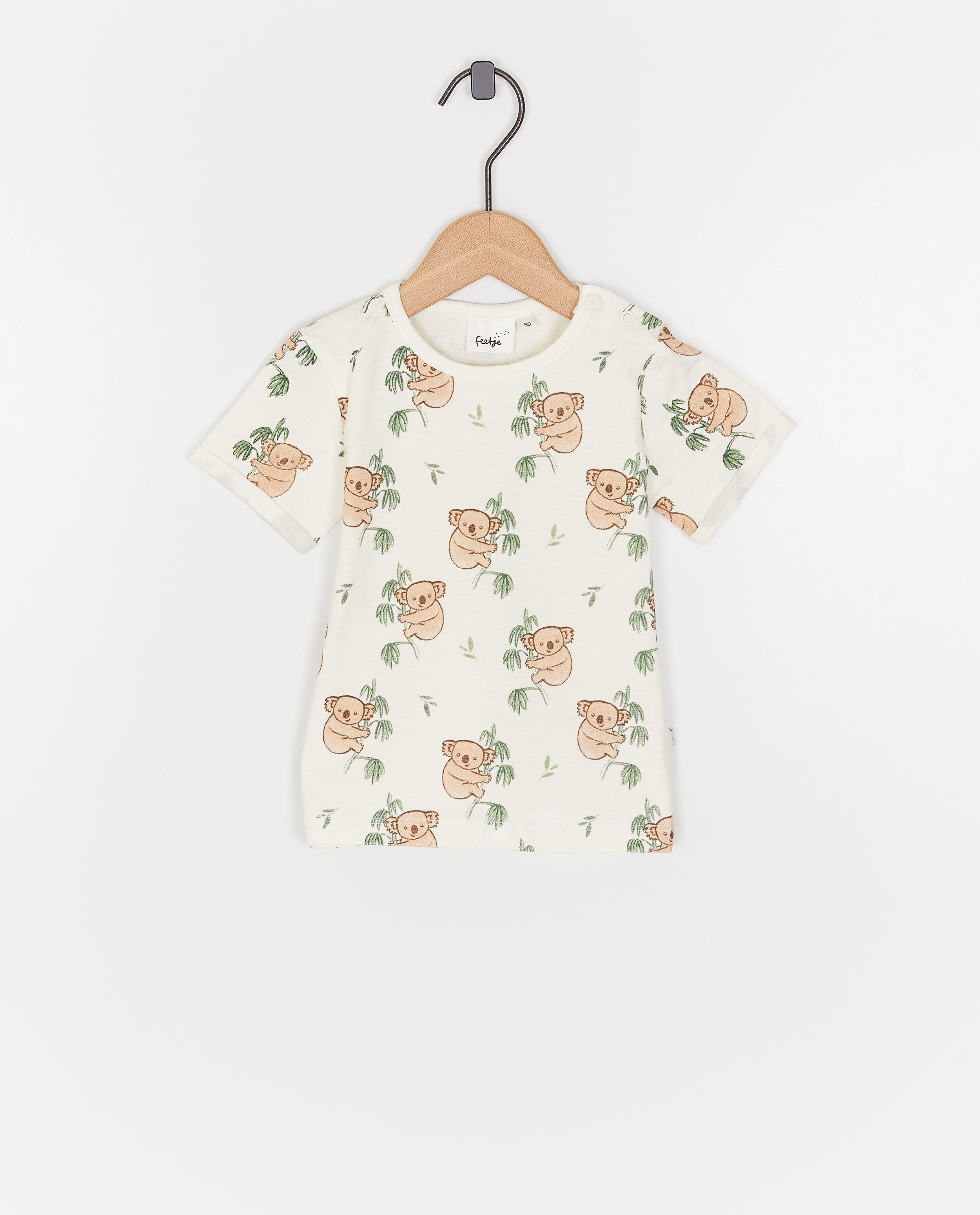T-shirt met koalaprint - null - Feetje