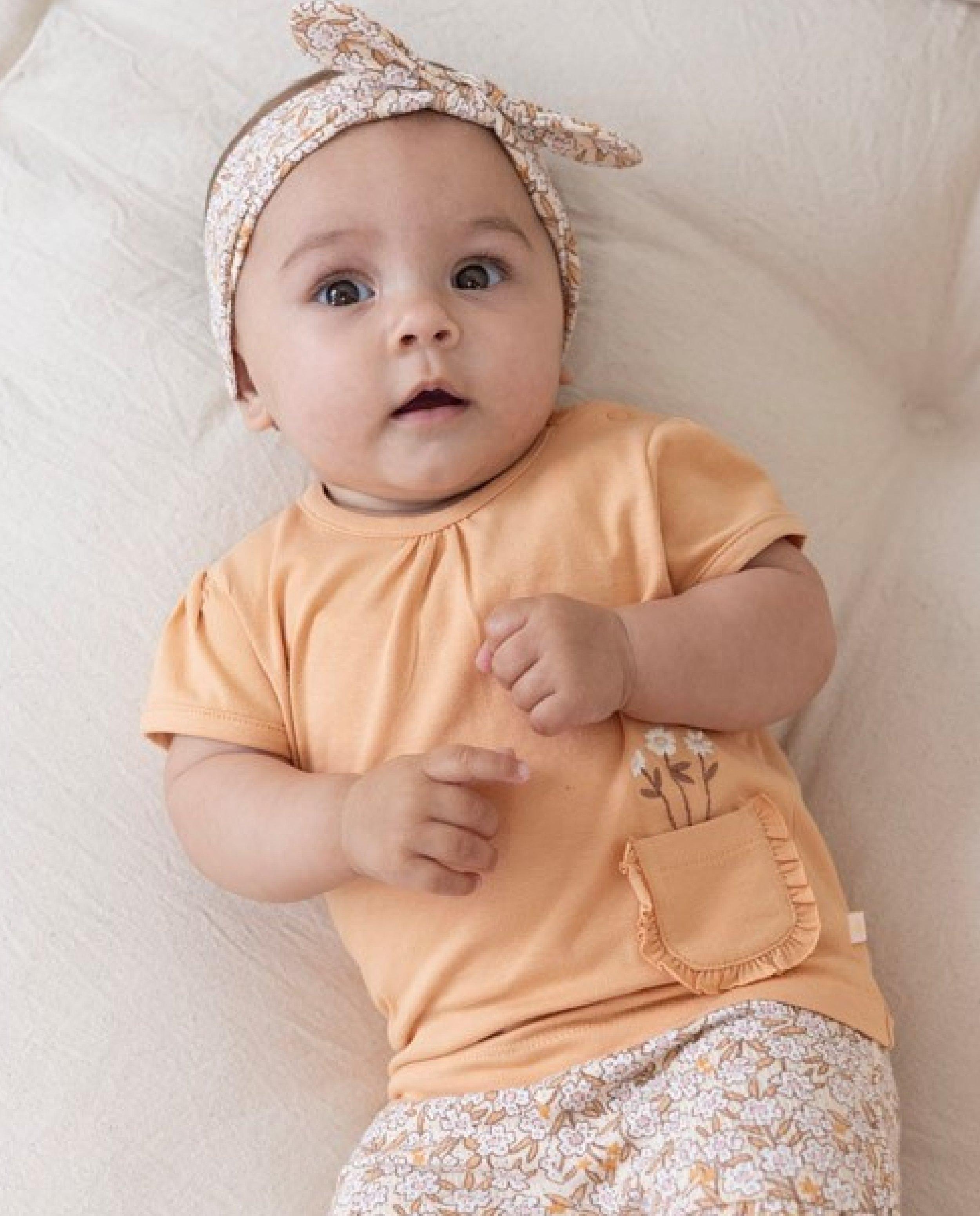 T-shirt met geborduurde bloemen - null - Feetje