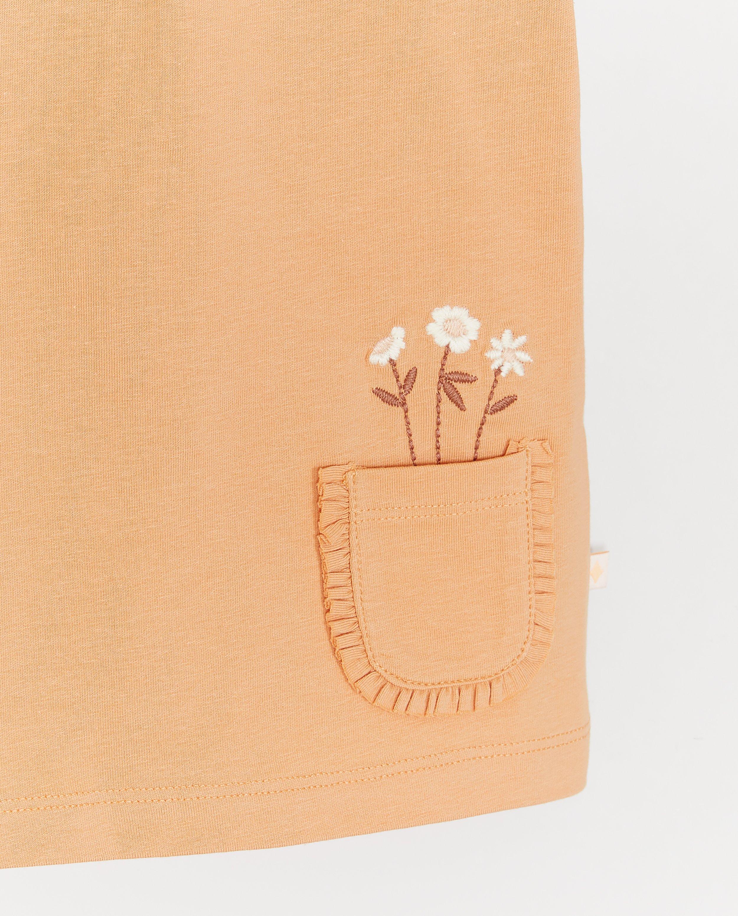 T-shirts - T-shirt met geborduurde bloemen