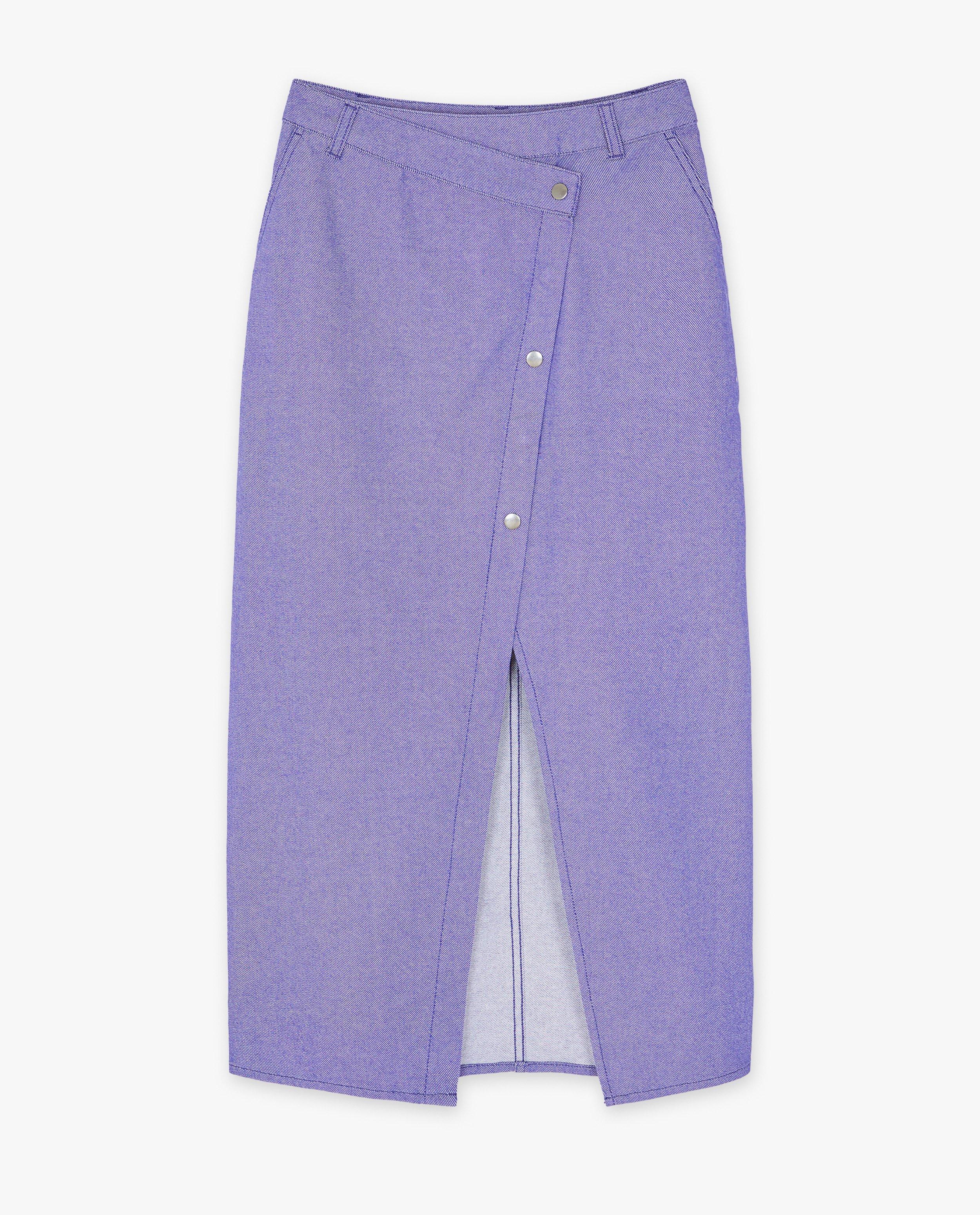 Jupes - Jupe midi en jean violet