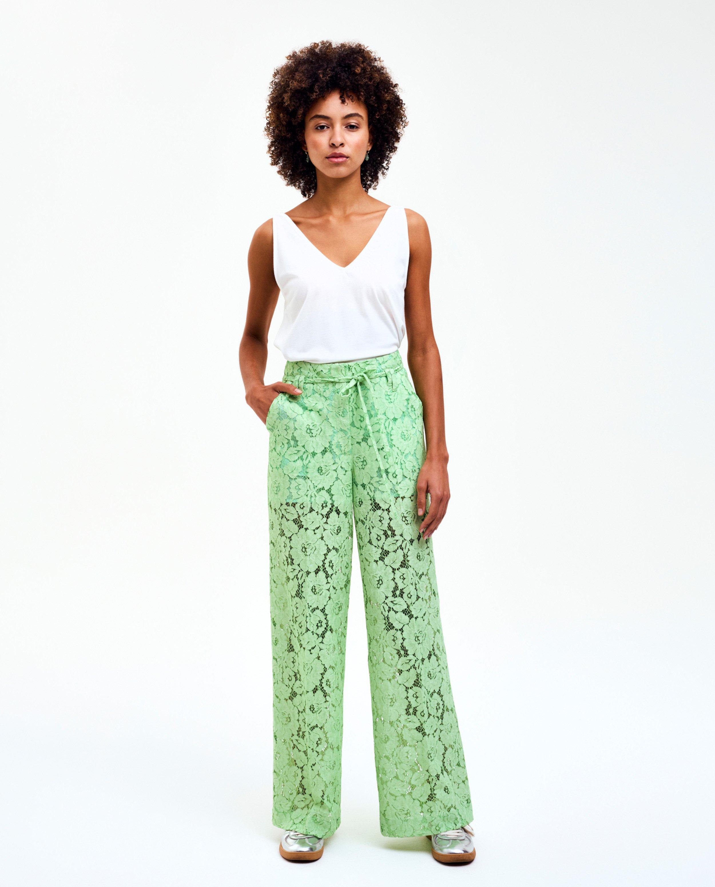 Pantalon avec motif floral