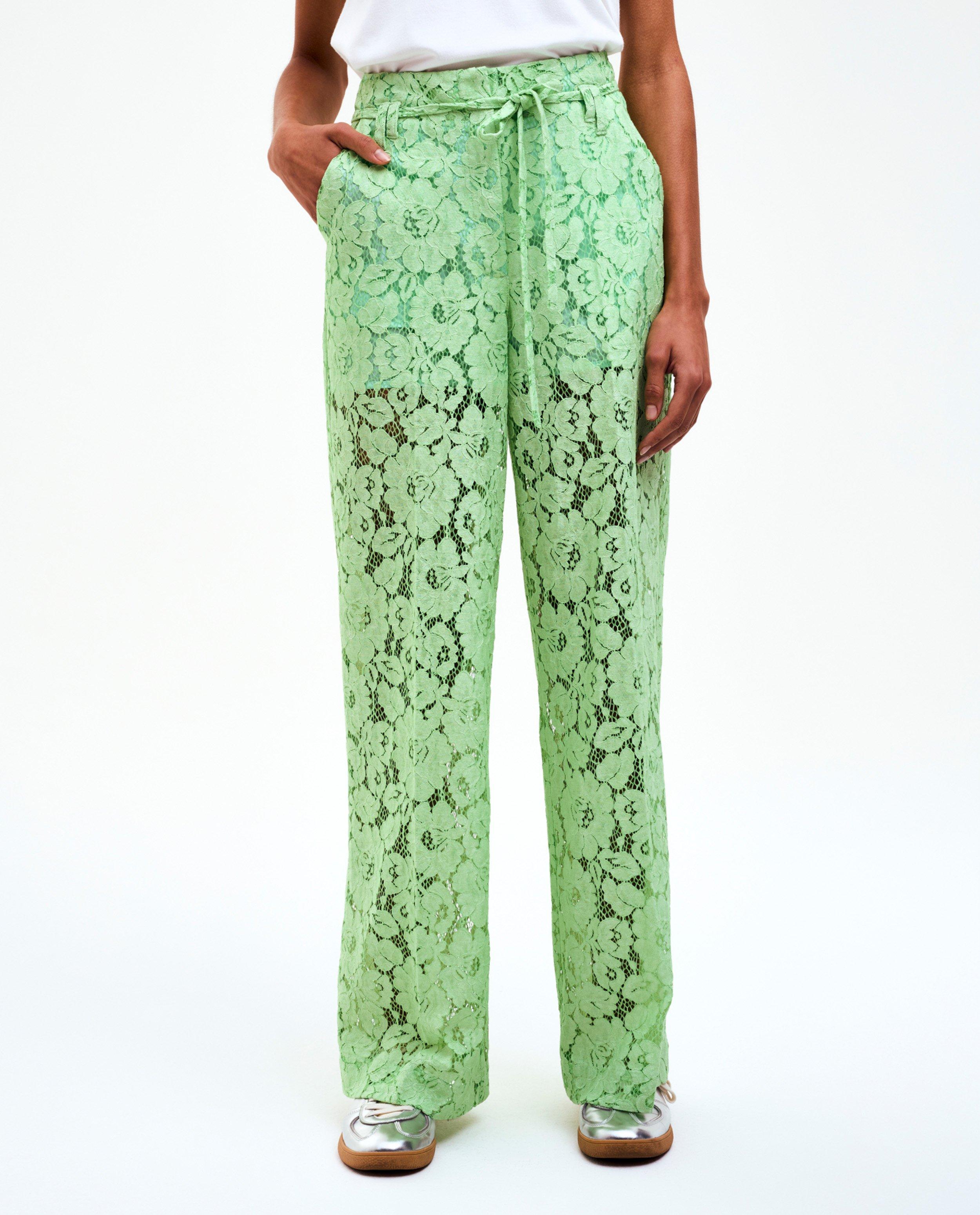 Pantalons - Pantalon avec motif floral