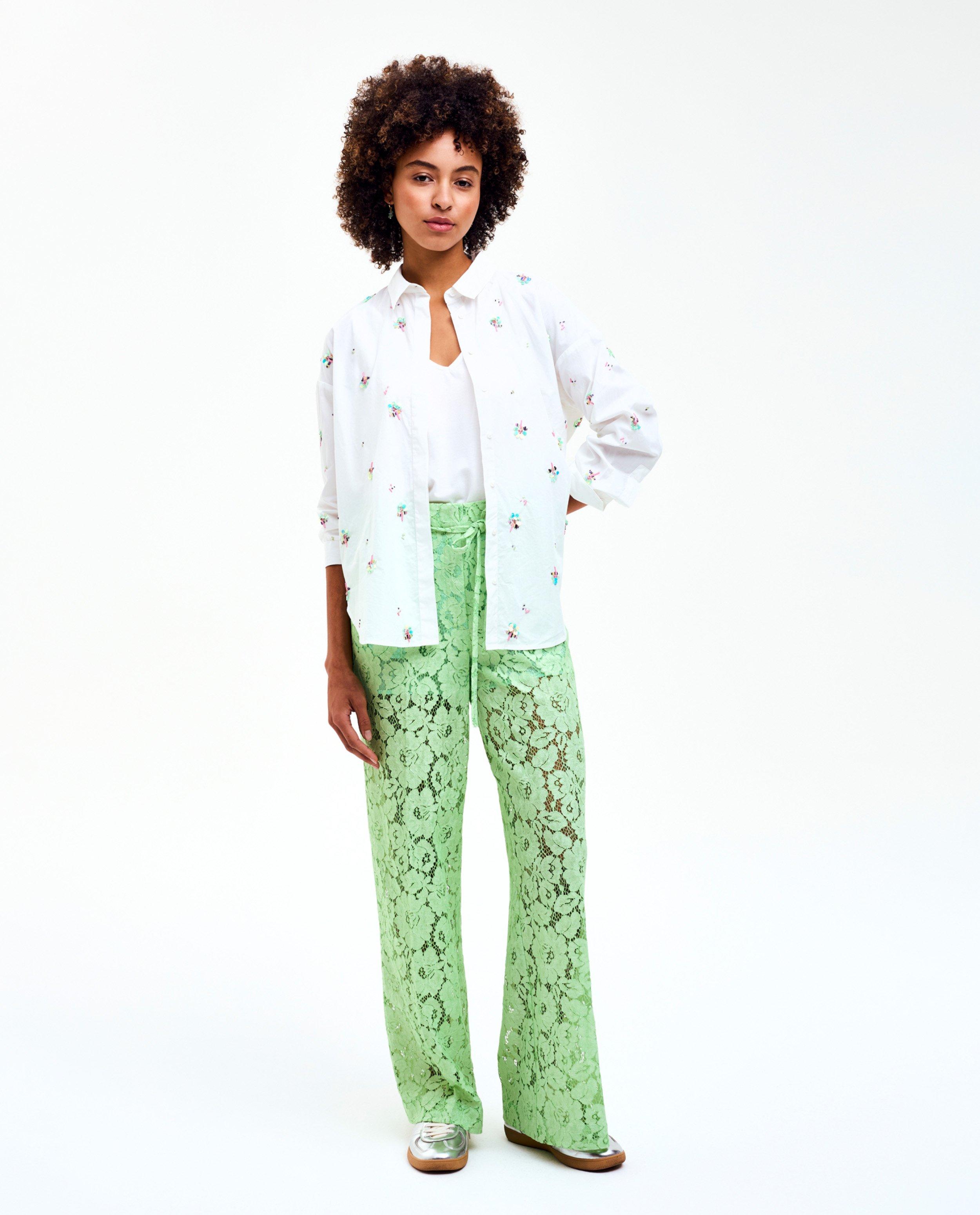 Pantalons - Pantalon avec motif floral