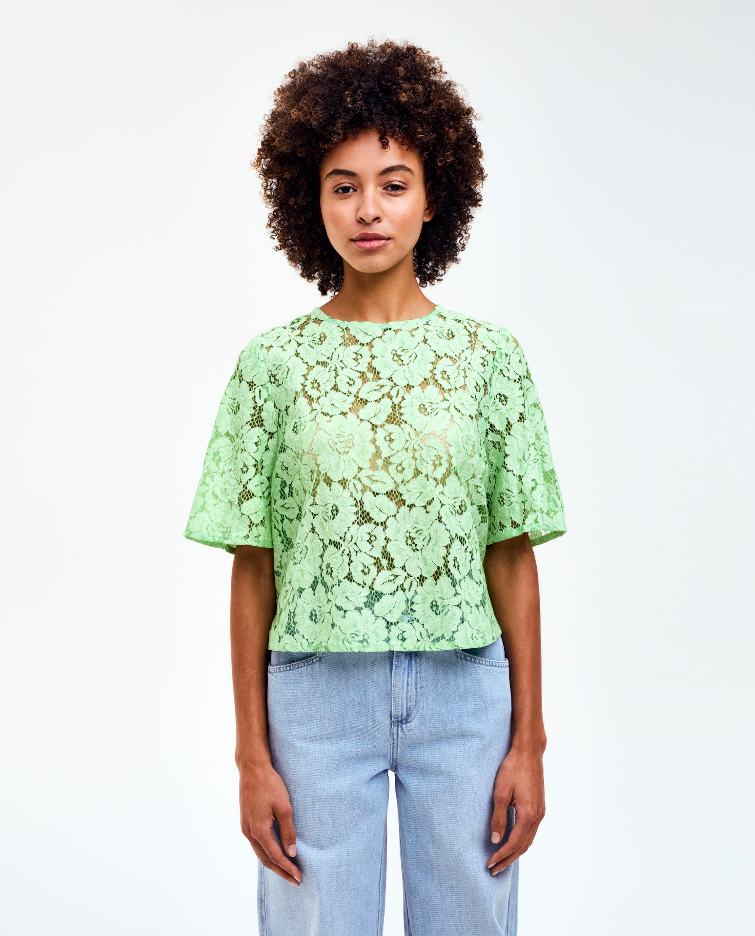 Blouse met bloemenpatroon - null - CKS Dames