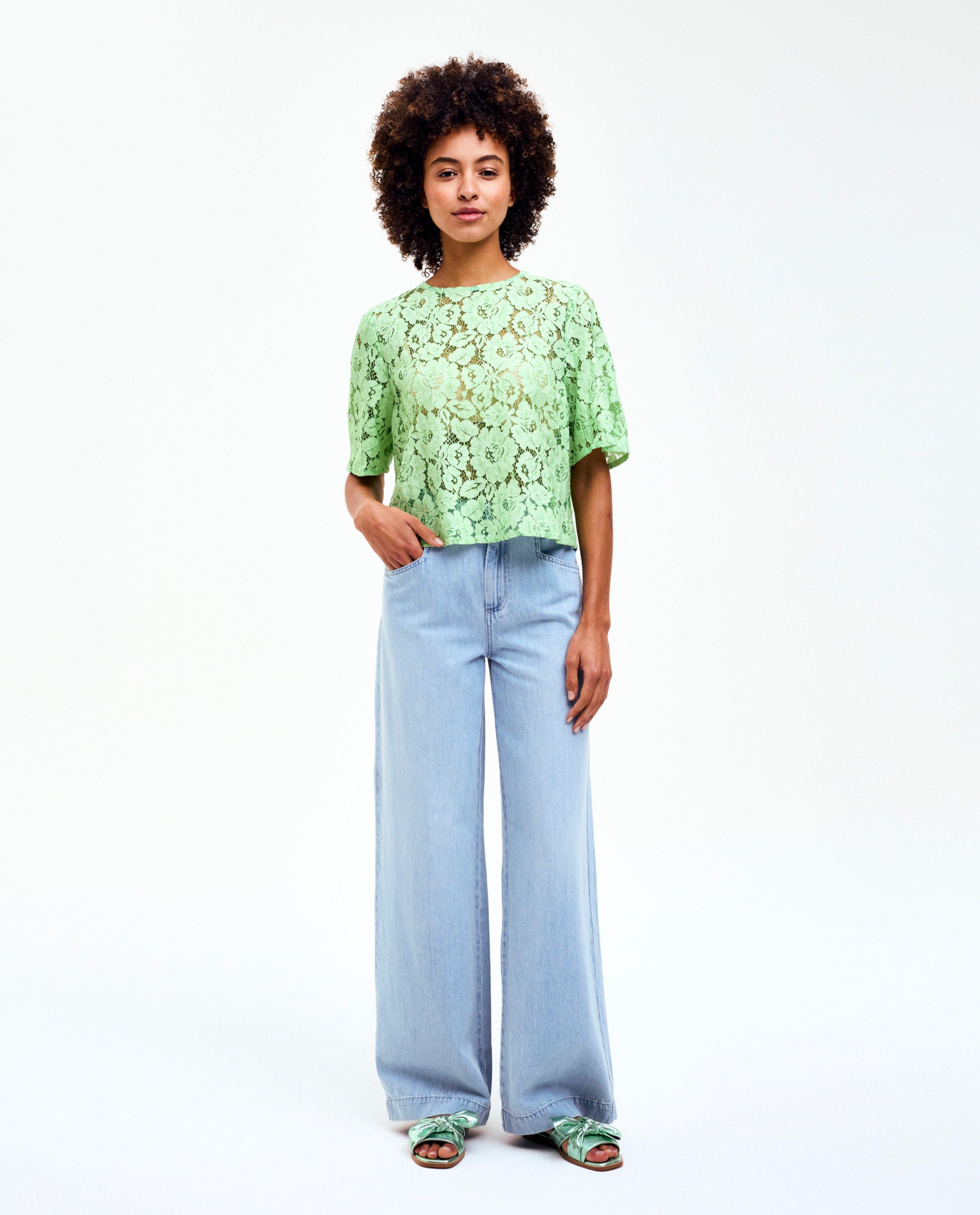 Hemden - Blouse met bloemenpatroon