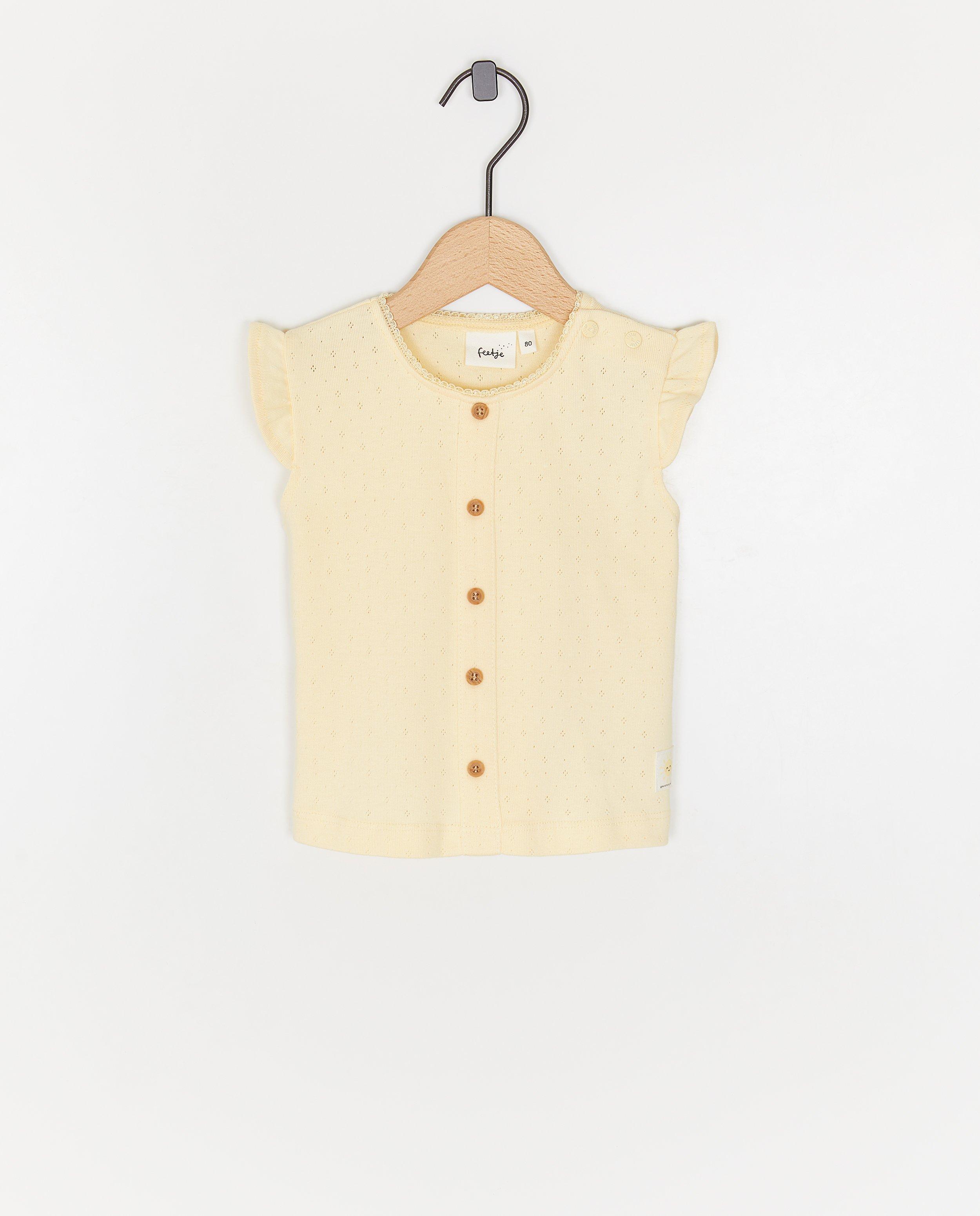 T-shirt met ajour - null - Feetje