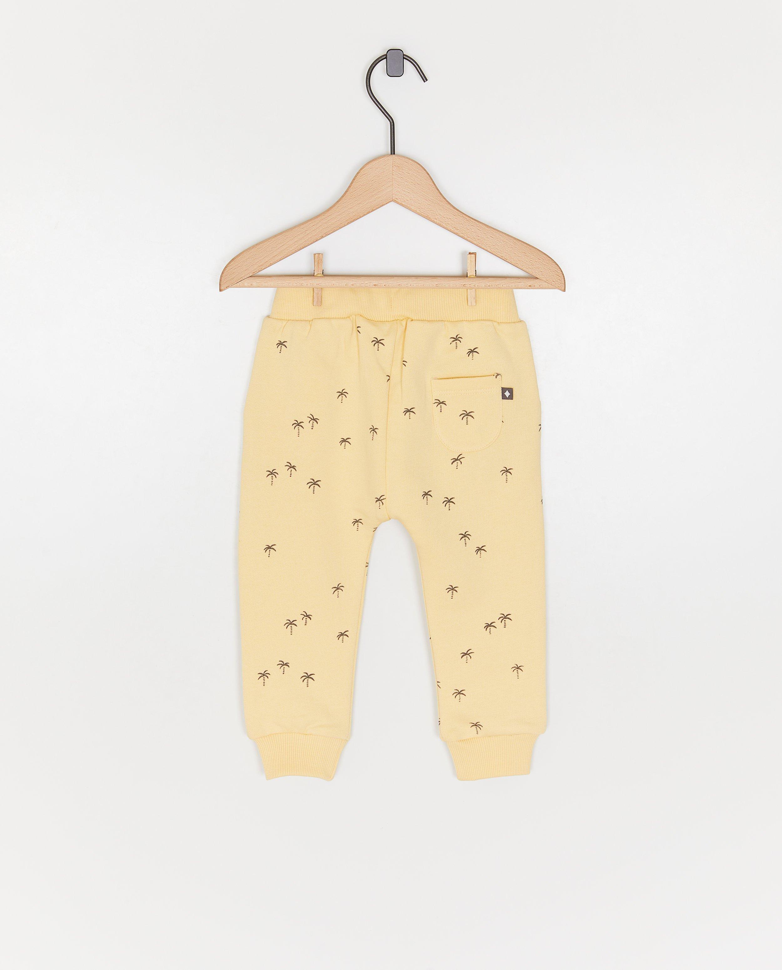 Broeken - Joggingbroek met print palmbomen