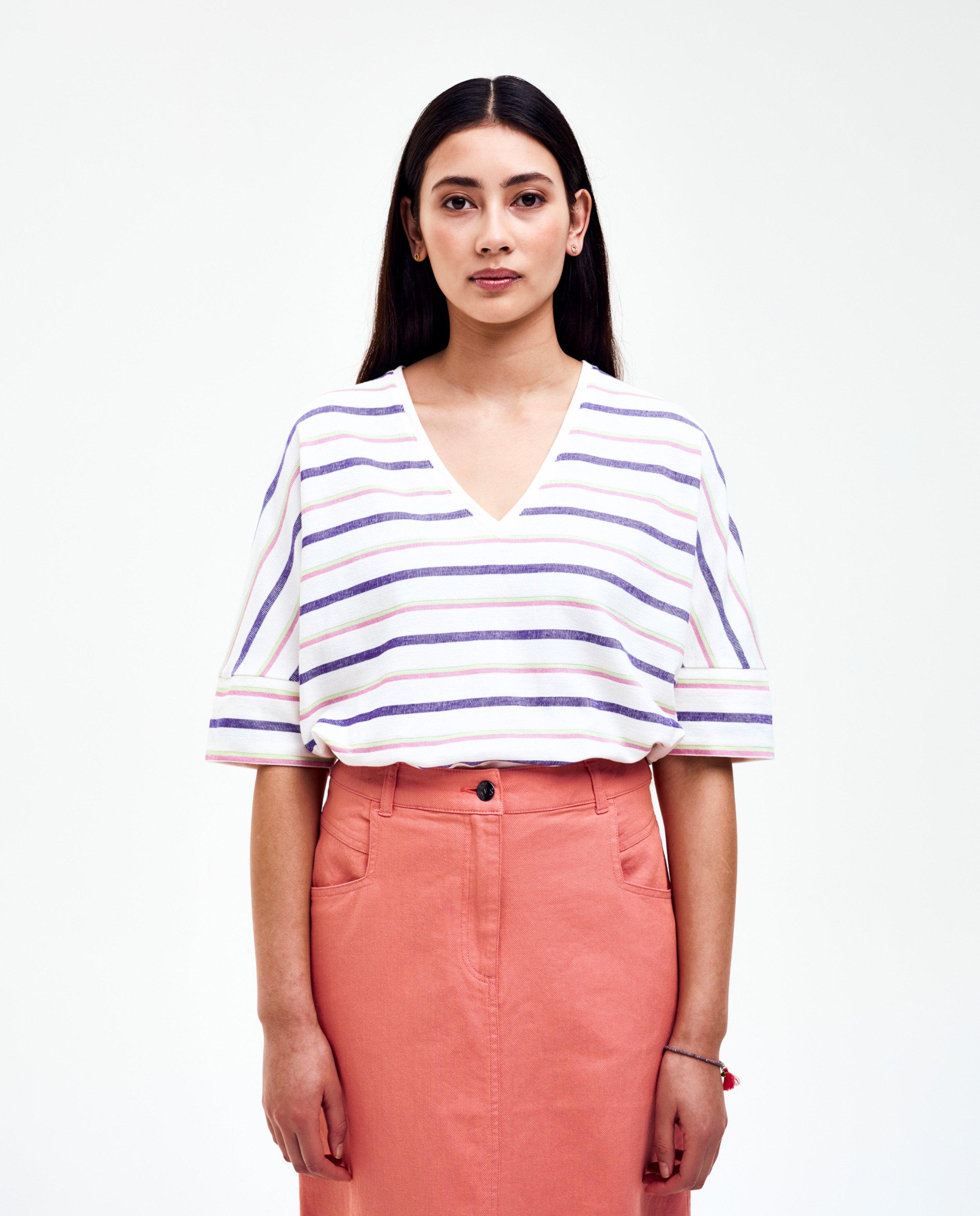 Blouse met strepen - null - CKS Dames