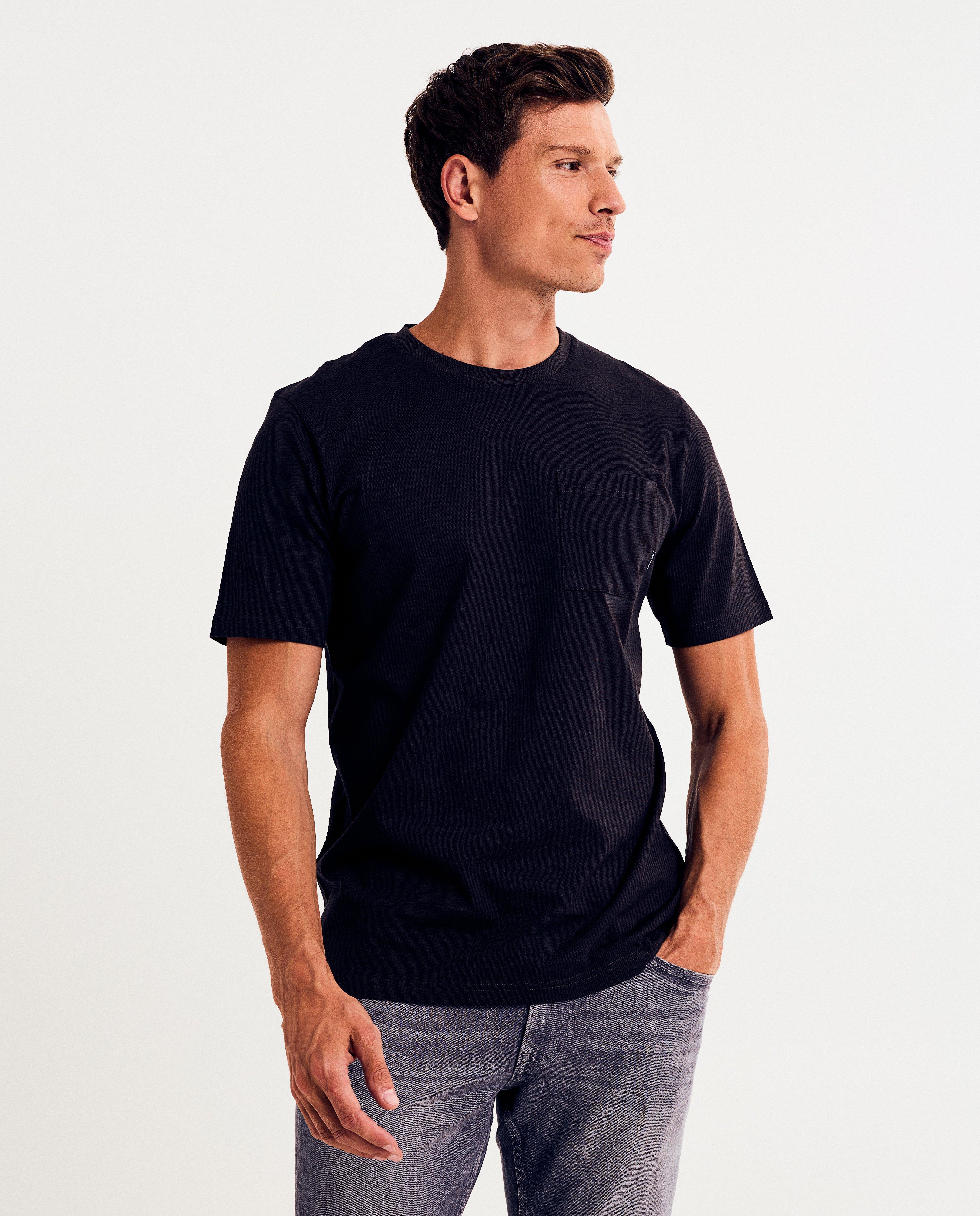 T-shirt met strepen, regular fit - null - Quarterback