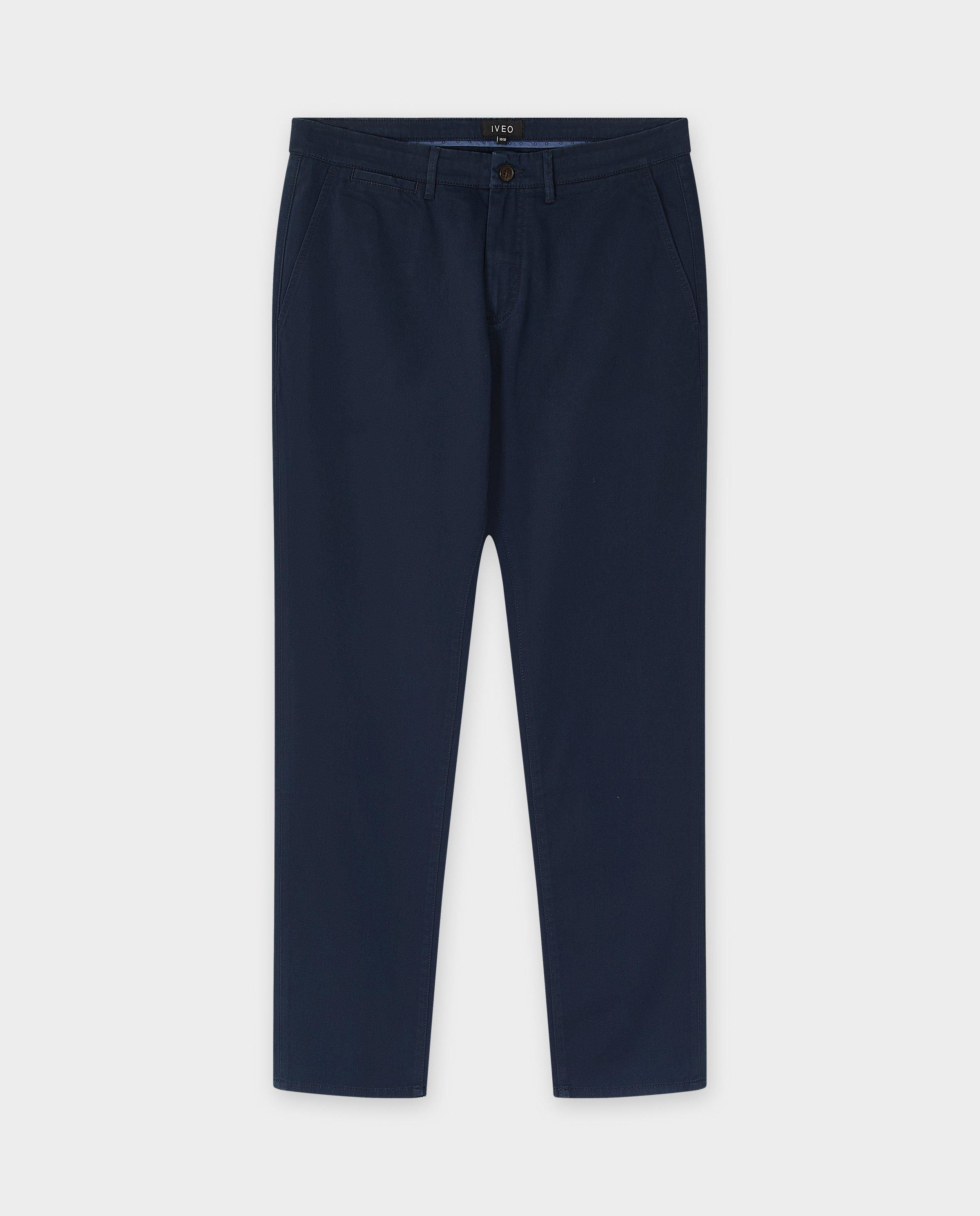 Broeken - Donkerblauwe chino, slim fit