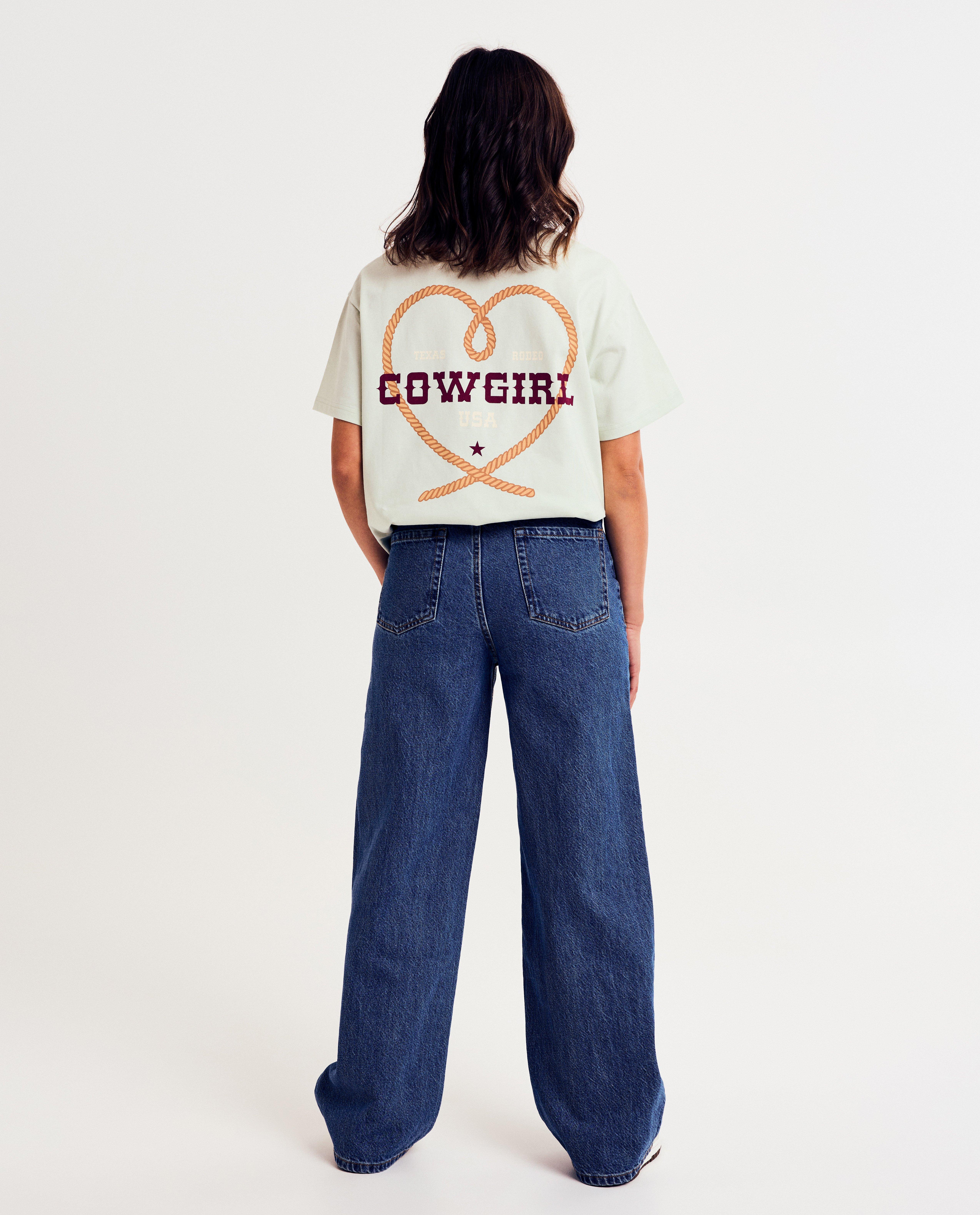 T-shirts - T-shirt met backprint, oversized fit