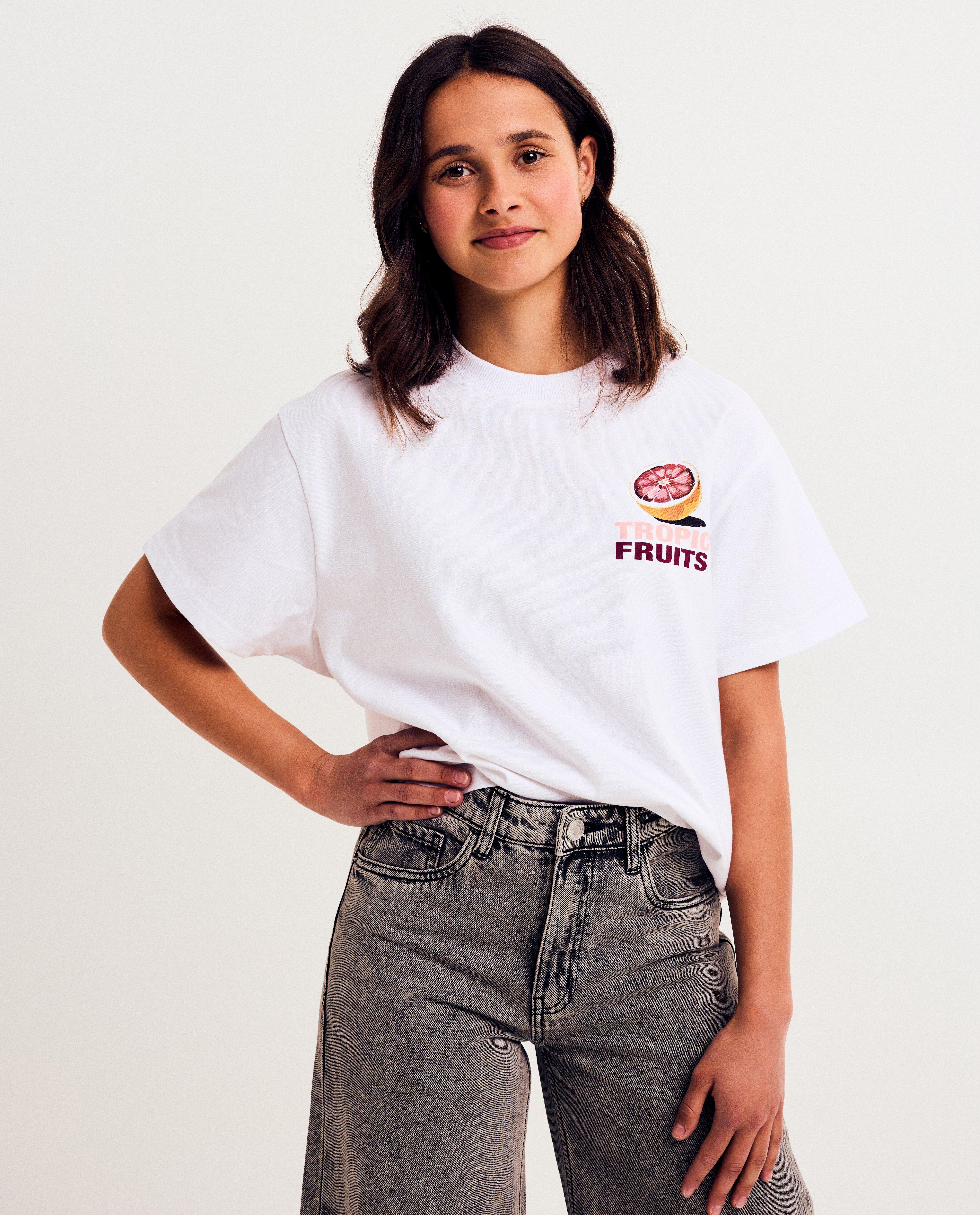 T-shirts - T-shirt met backprint, oversized fit