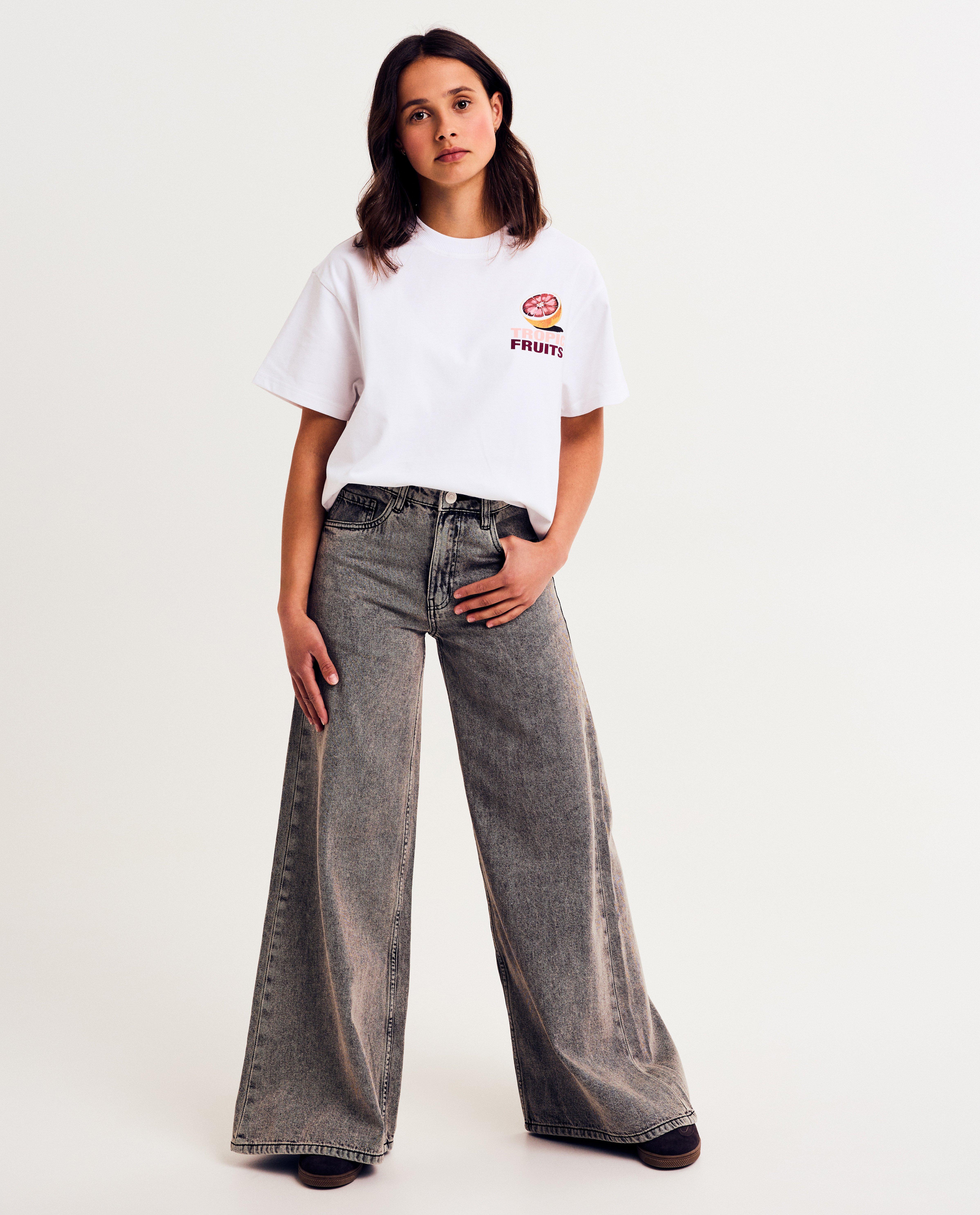 T-shirts - T-shirt met backprint, oversized fit