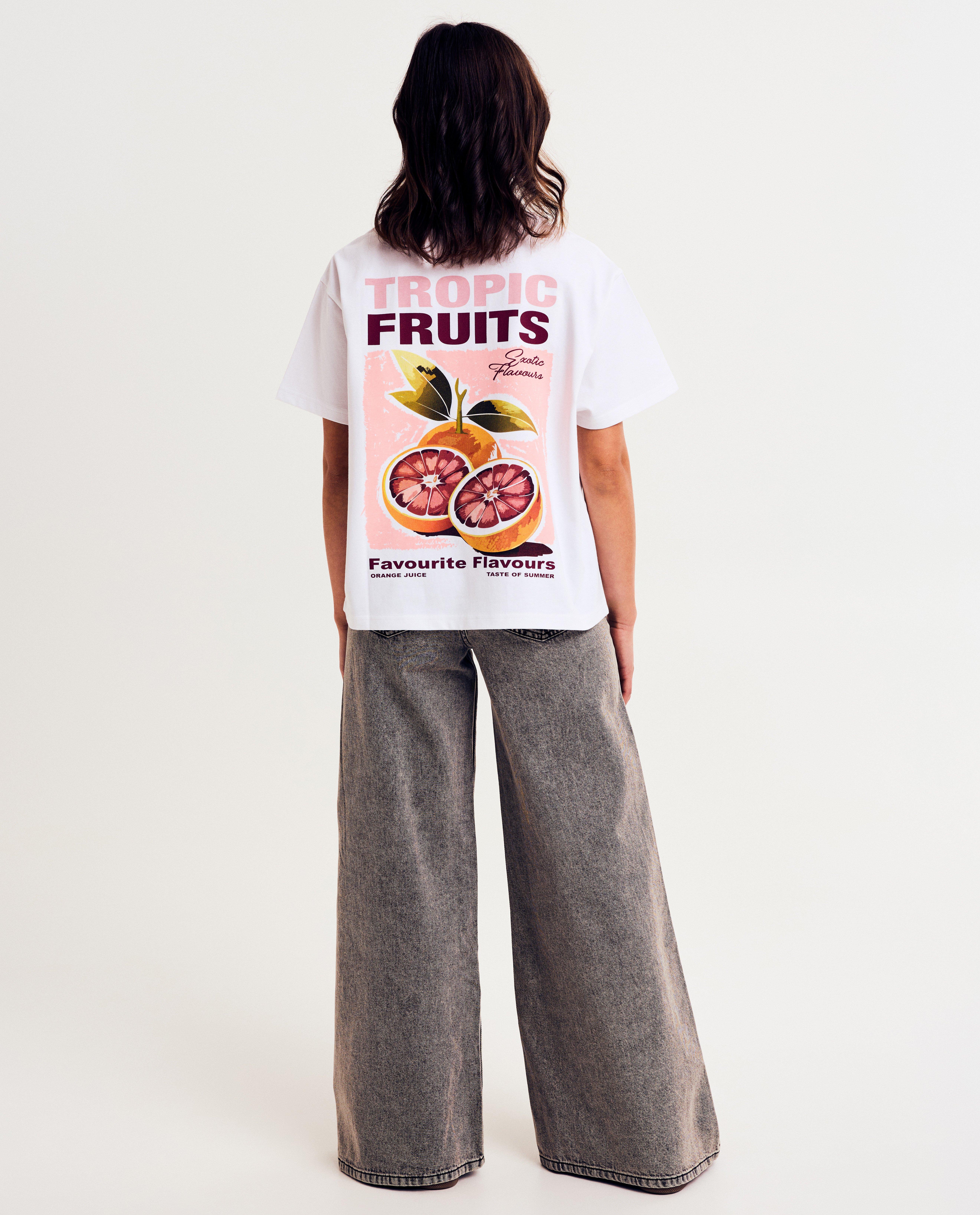 T-shirts - T-shirt met backprint, oversized fit