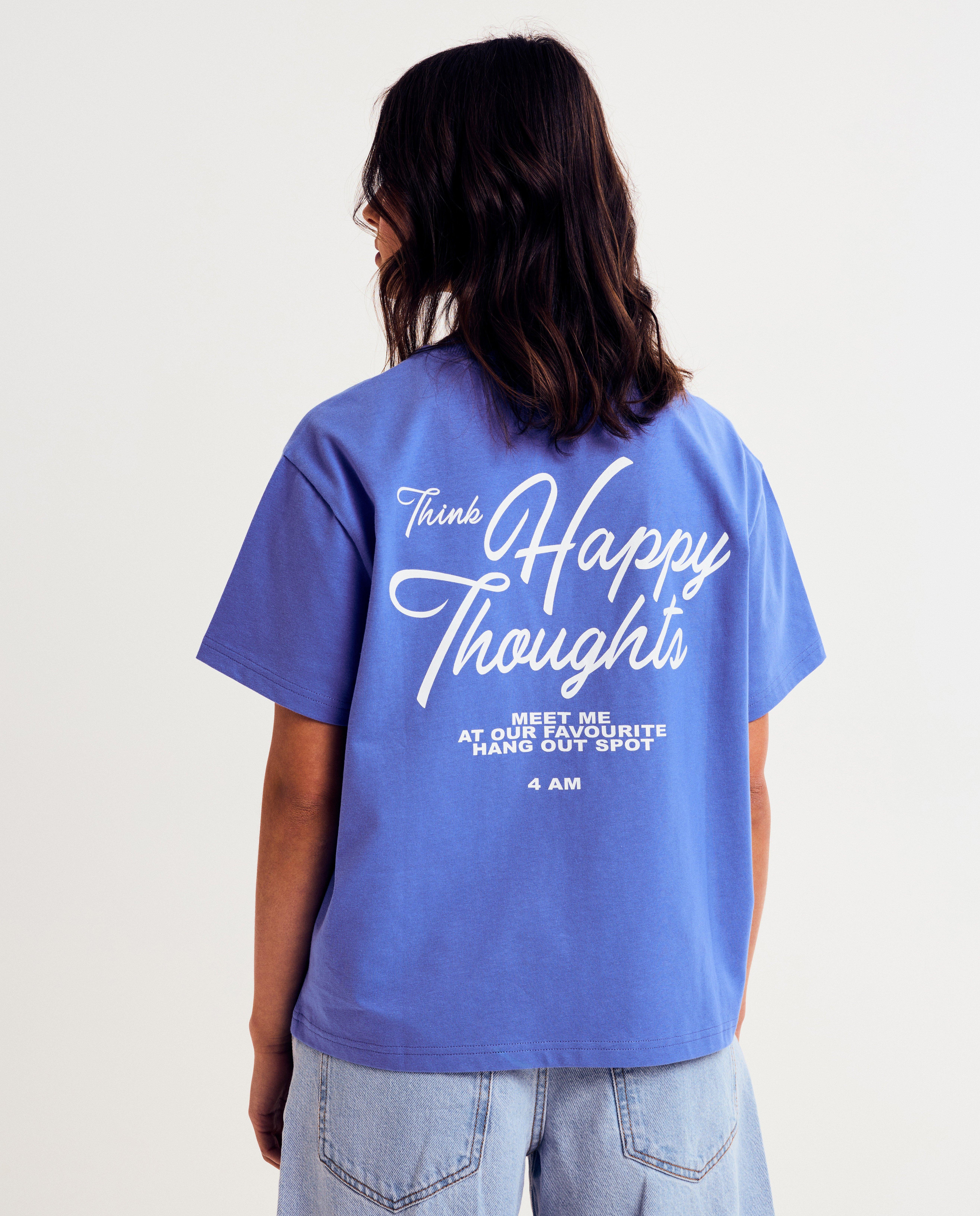 T-shirt met backprint, oversized fit - null - Groggy