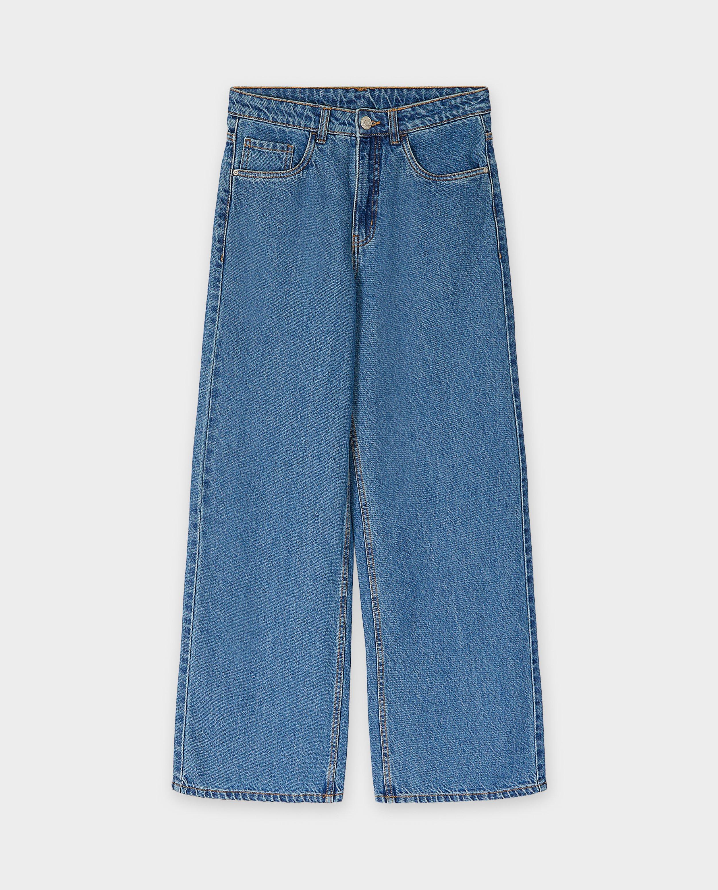 Jeans - Blauwe jeans, wide fit