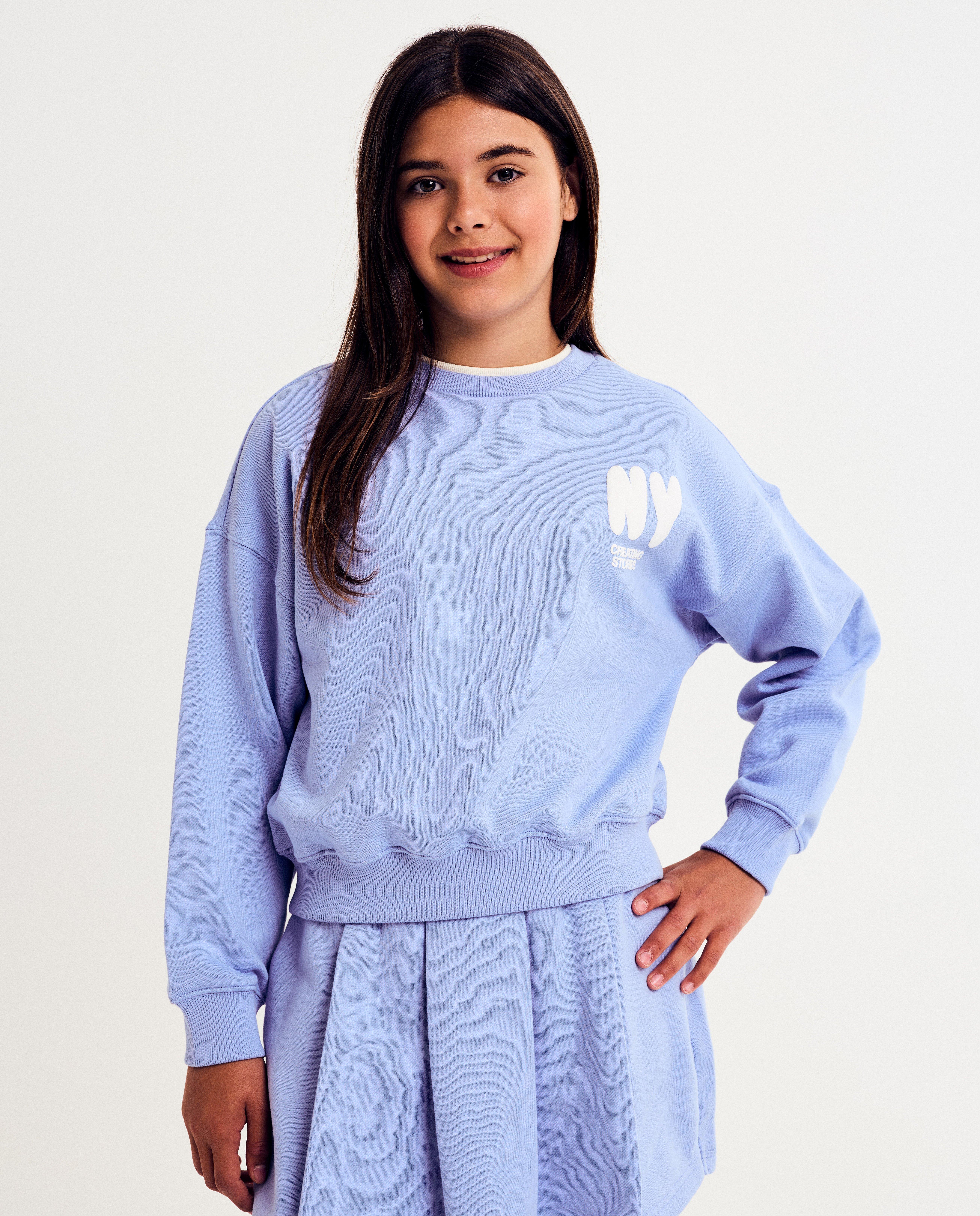 Sweaters - Sweater met backprint, oversized fit