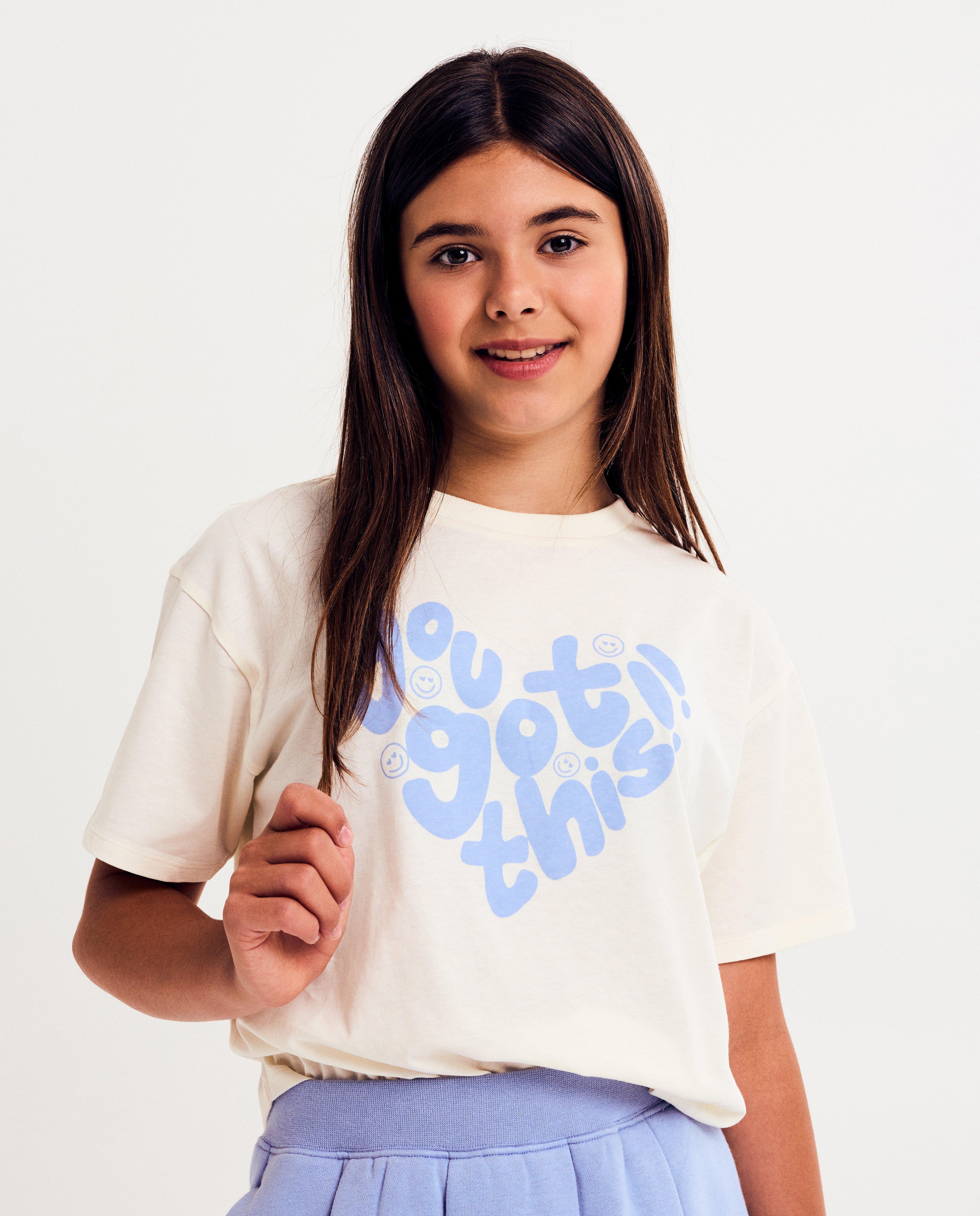 T-shirt met print, loose fit - null - Besties