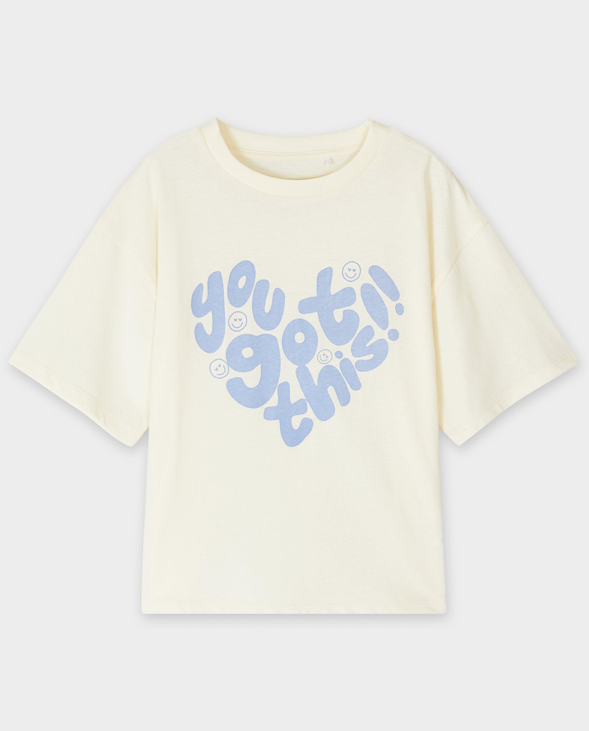 T-shirts - T-shirt met print, loose fit