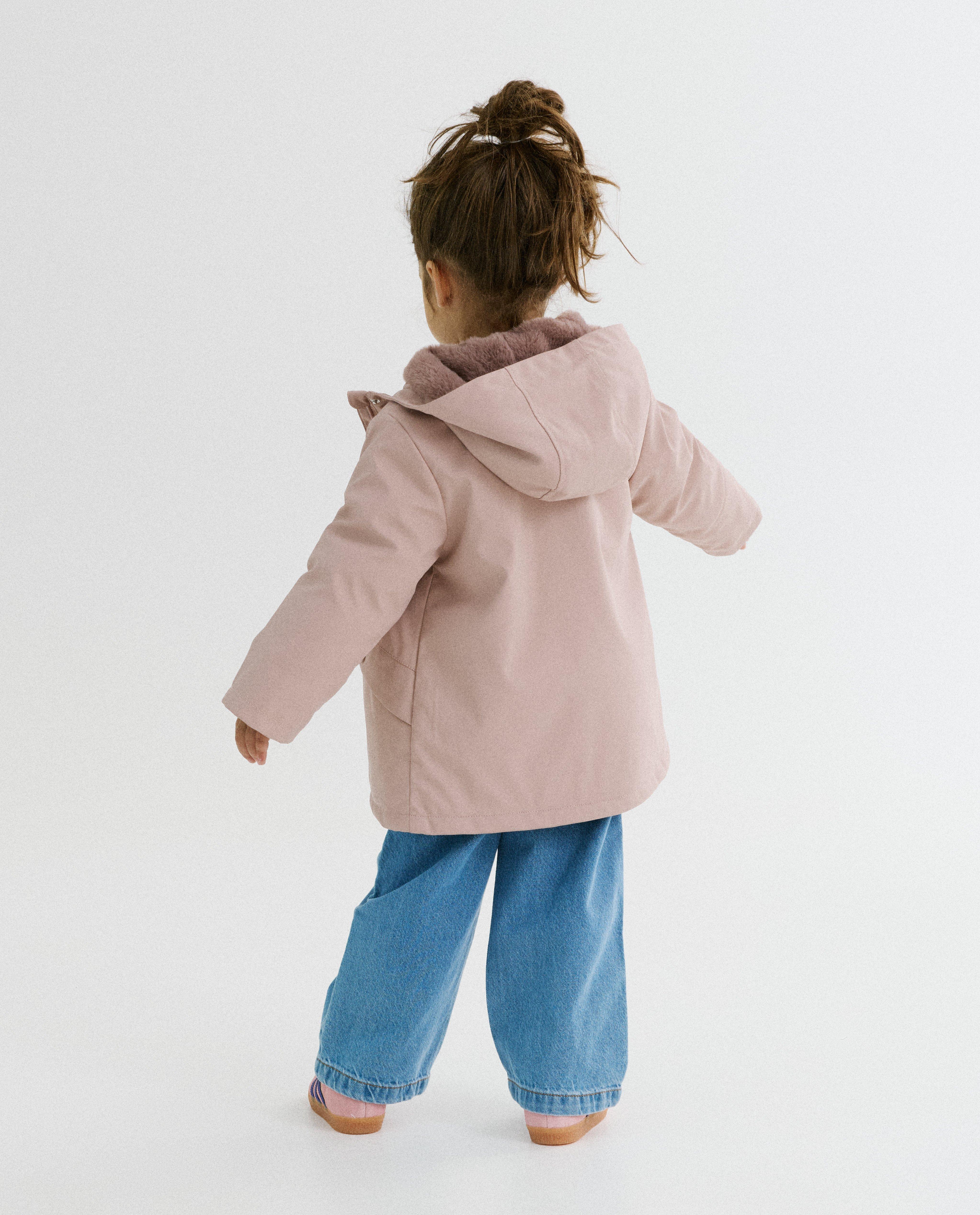 Poncho's en teddy's - Jas van gerecycleerd materiaal, 92-134