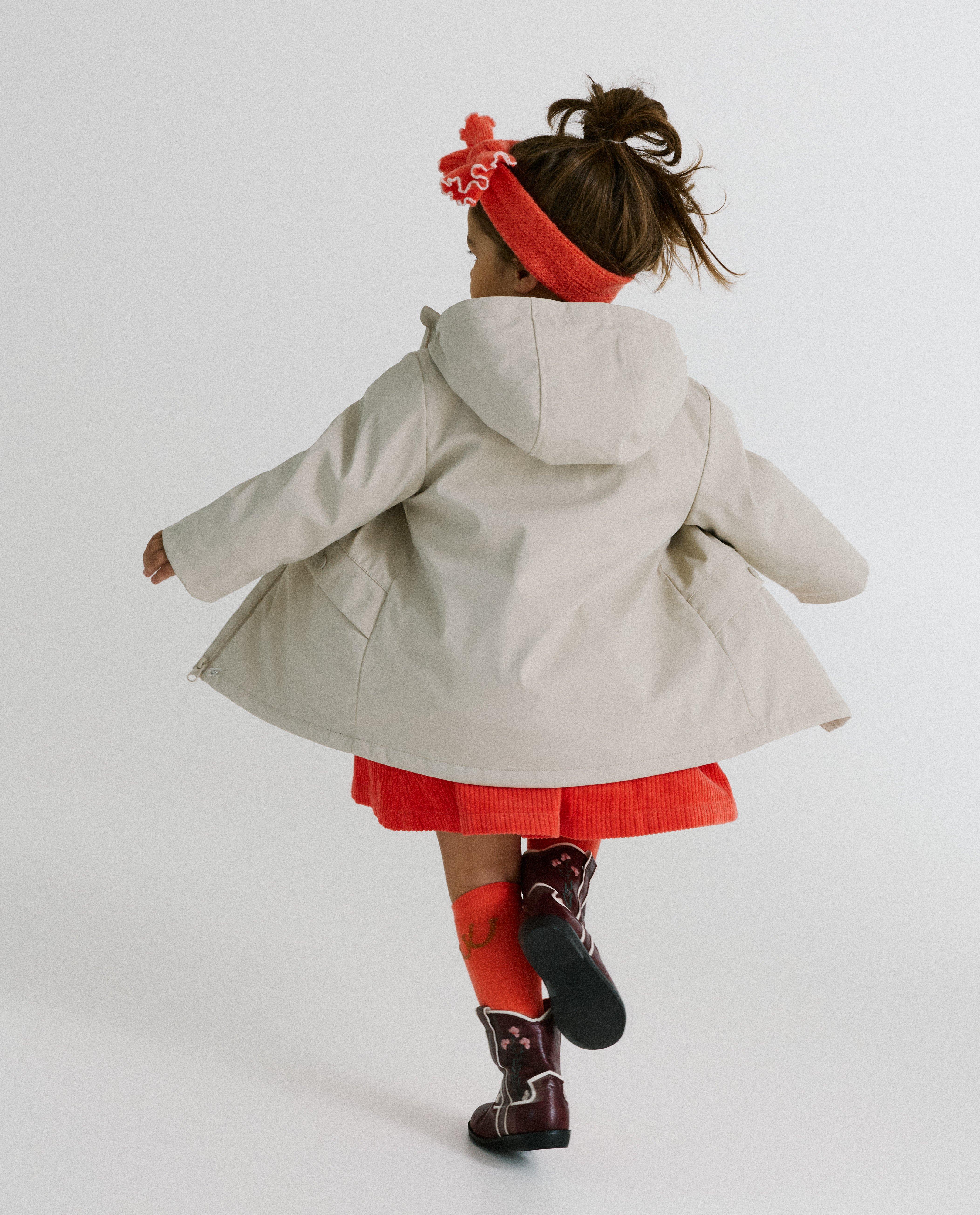 Poncho's en teddy's - Jas van gerecycleerd materiaal, 92-134