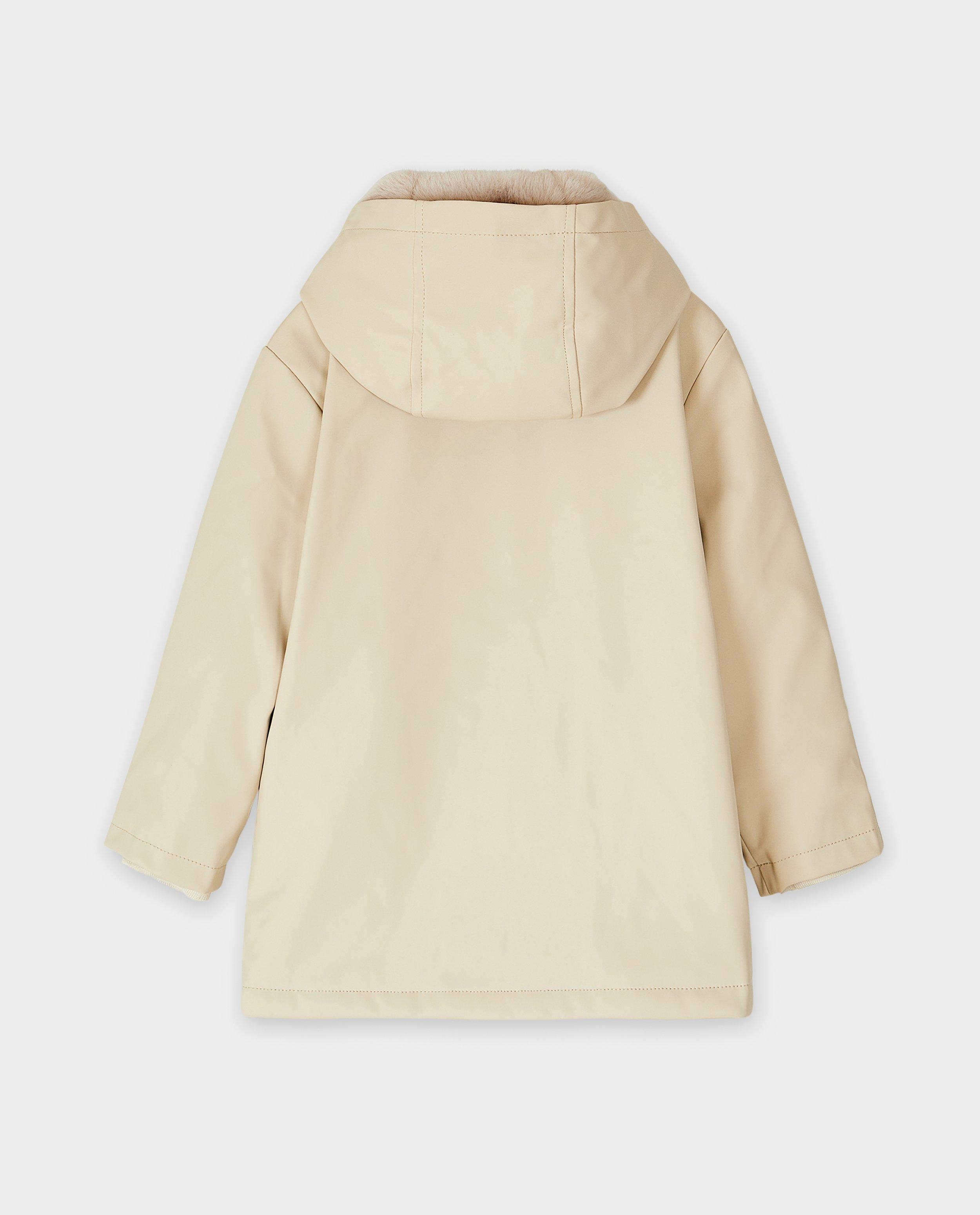 Poncho's en teddy's - Jas van gerecycleerd materiaal, 92-134