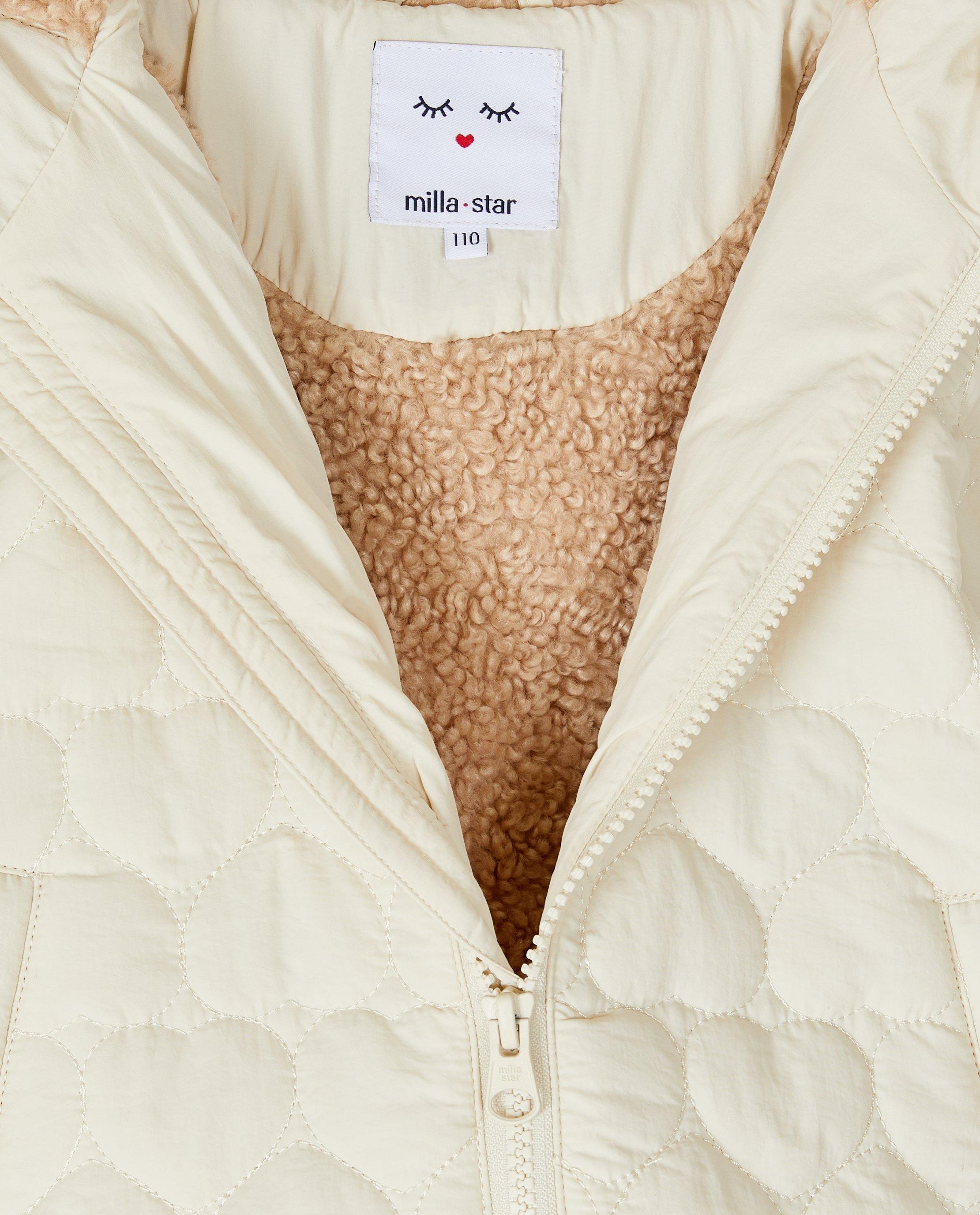 Veste en polyester recycl&eacute;, 92-134 - D&eacute;tails du produit - blanc - image num&eacute;ro 7