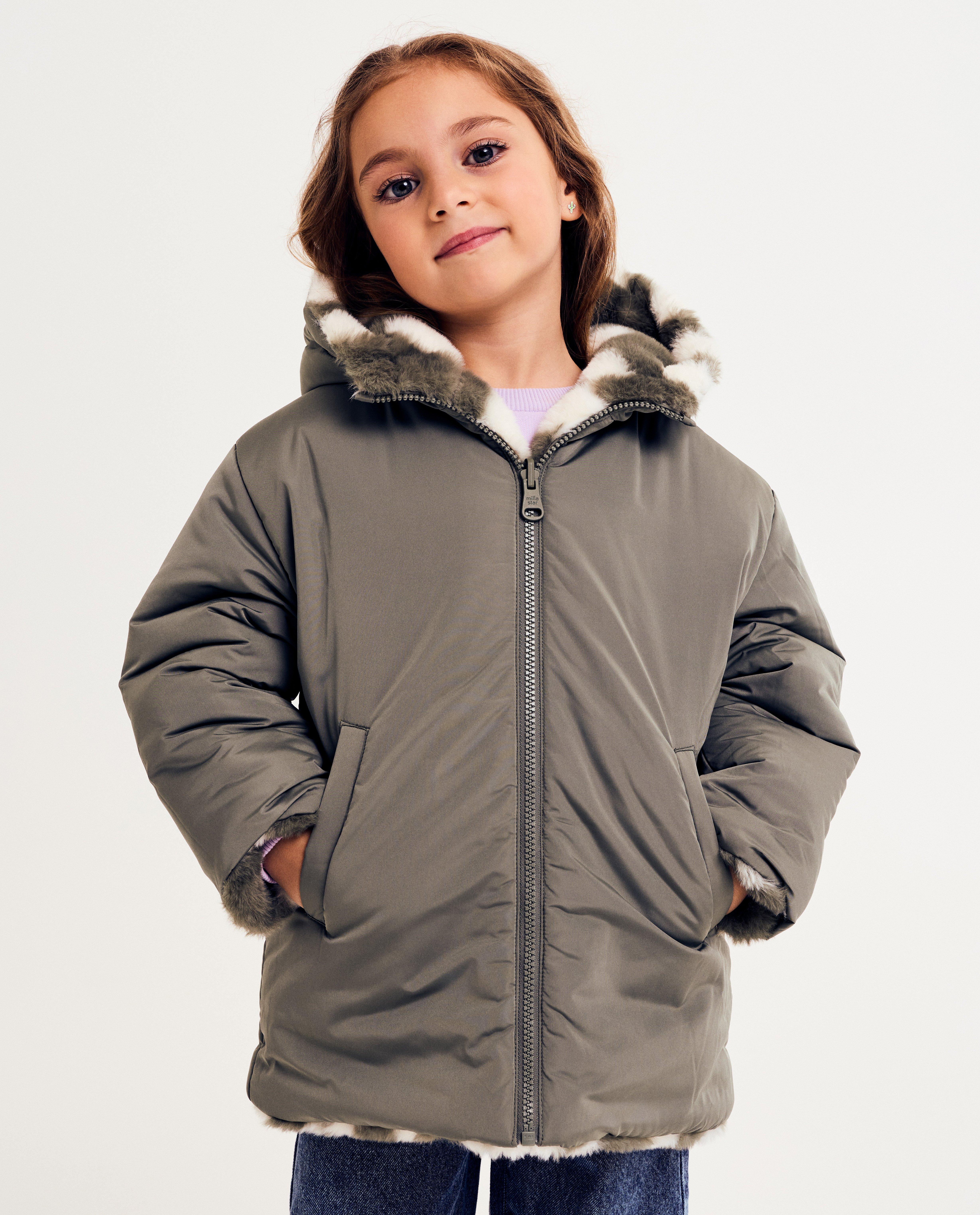 Teddys - Manteau réversible en polyester recyclé