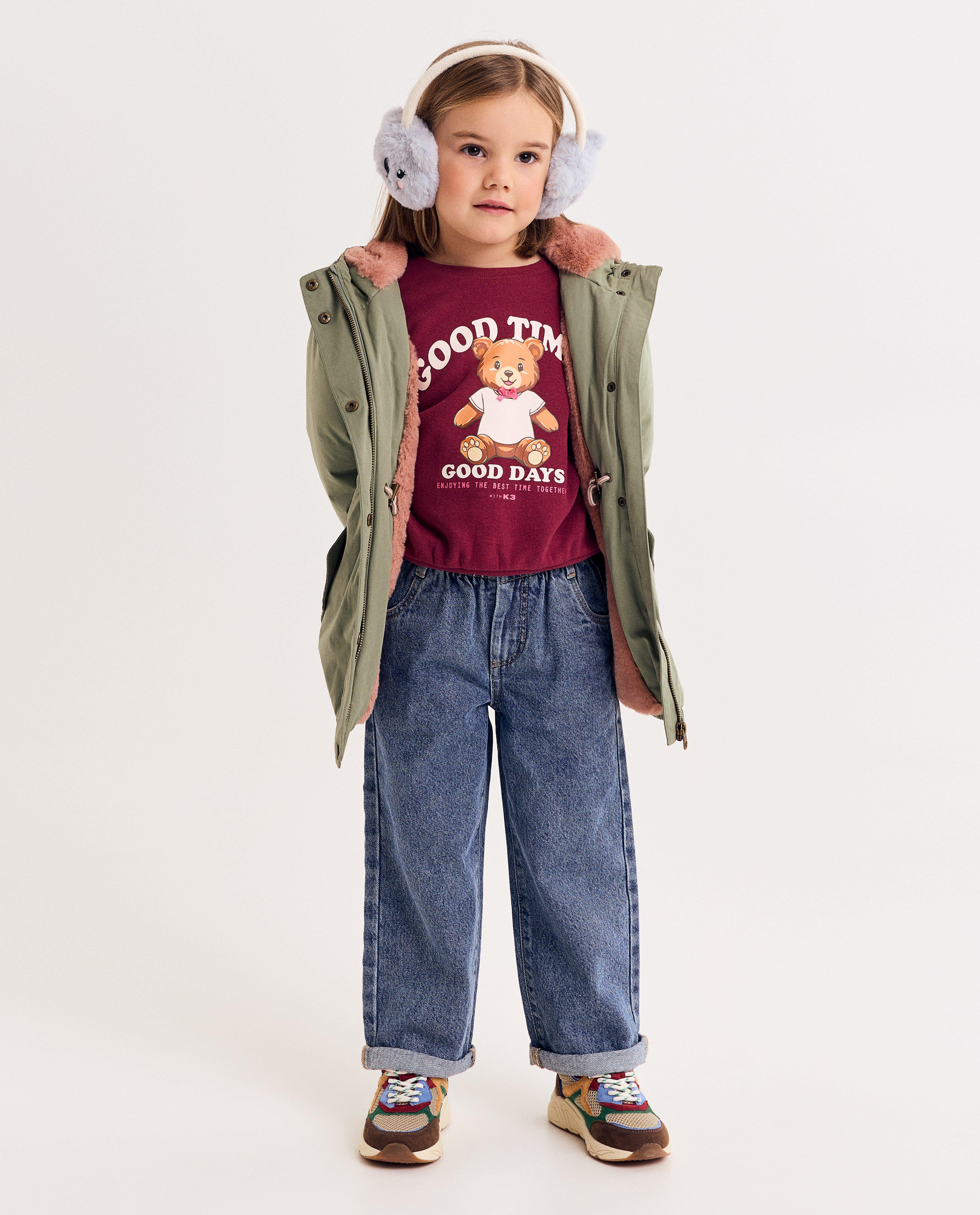 Parka's - Jas met faux fur voering