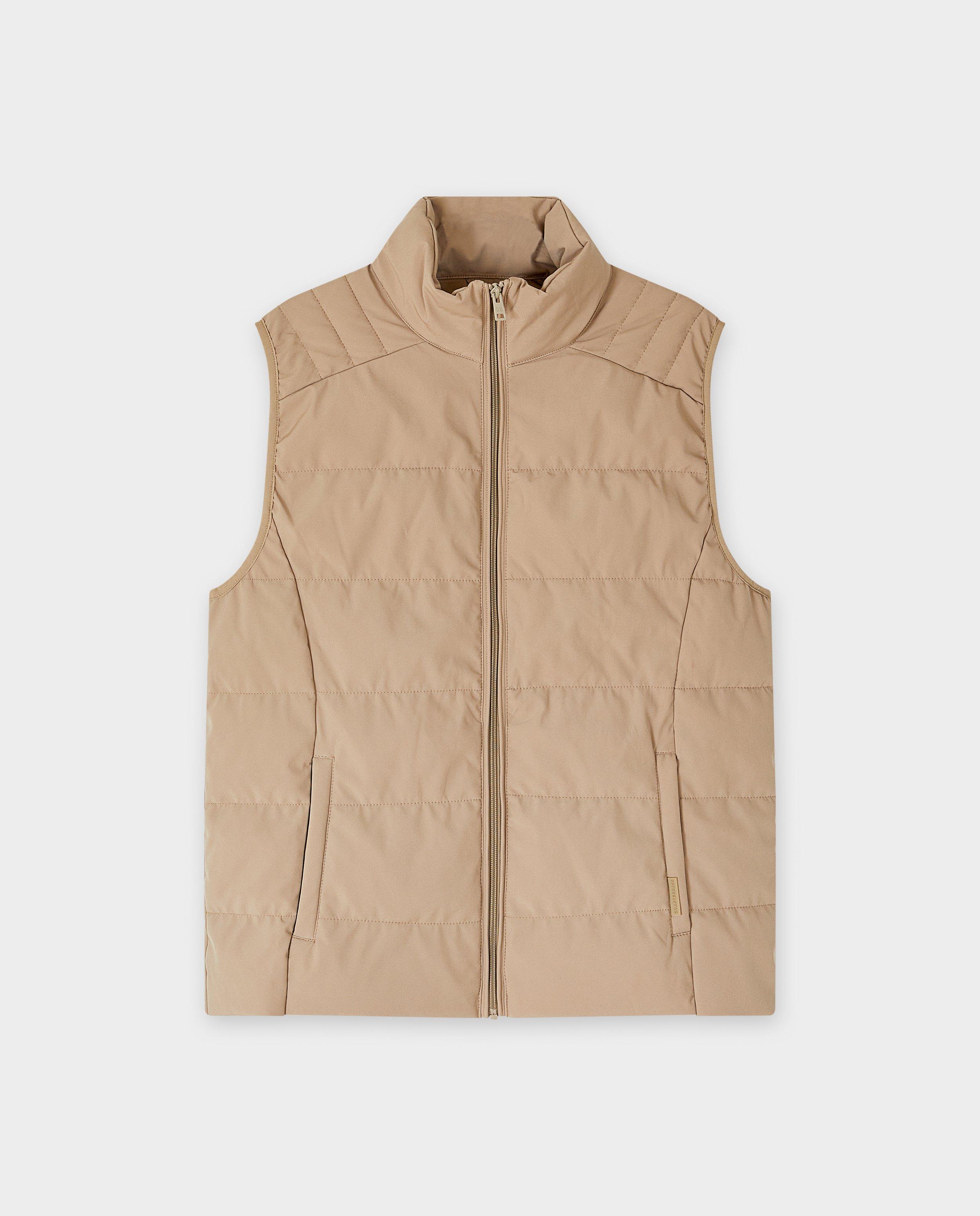 Bodywarmer van gerecycleerd polyester - Product Detail - lichtbruin - afbeelding nummer 4