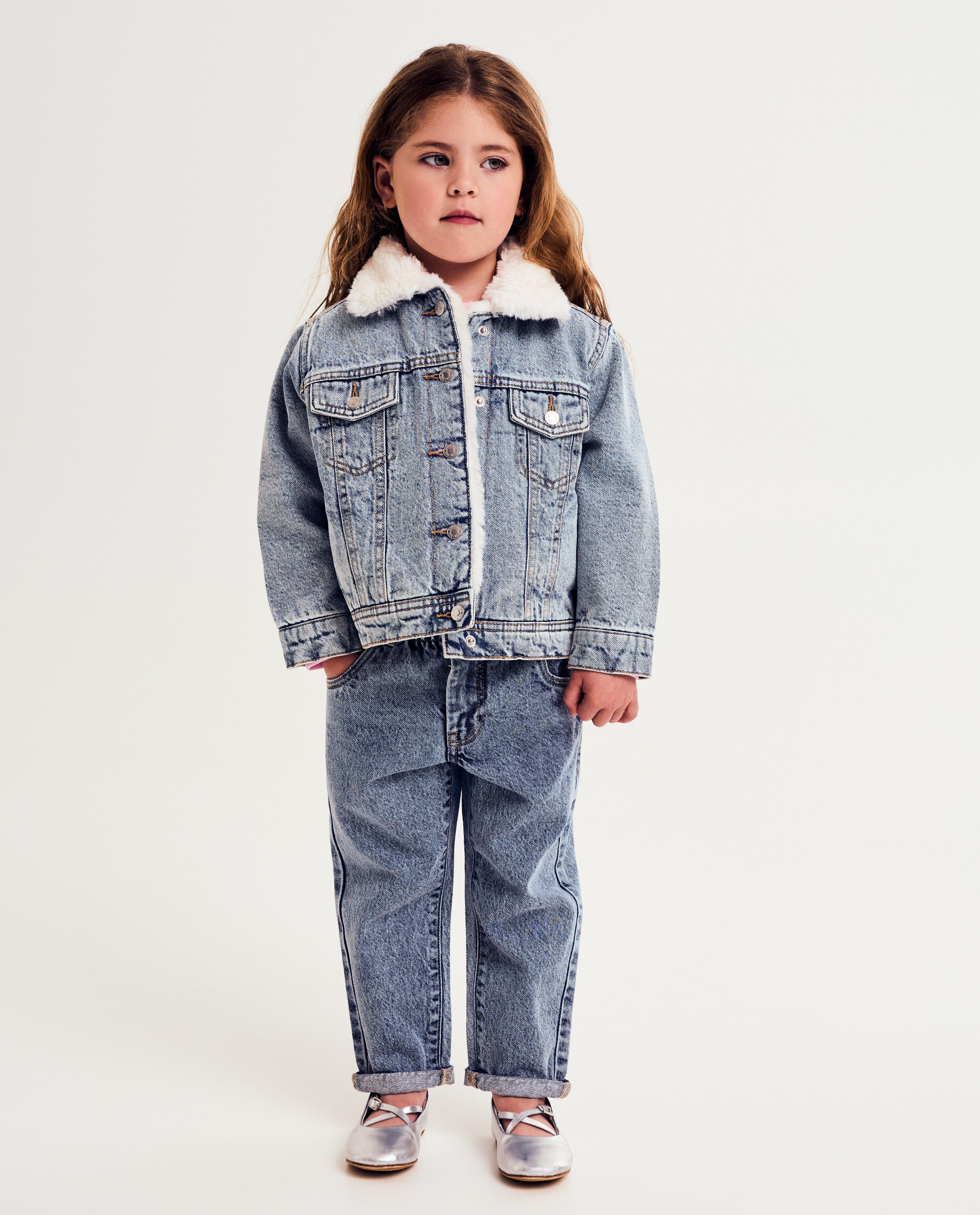 Blazers - Gilet en jean avec doublure teddy