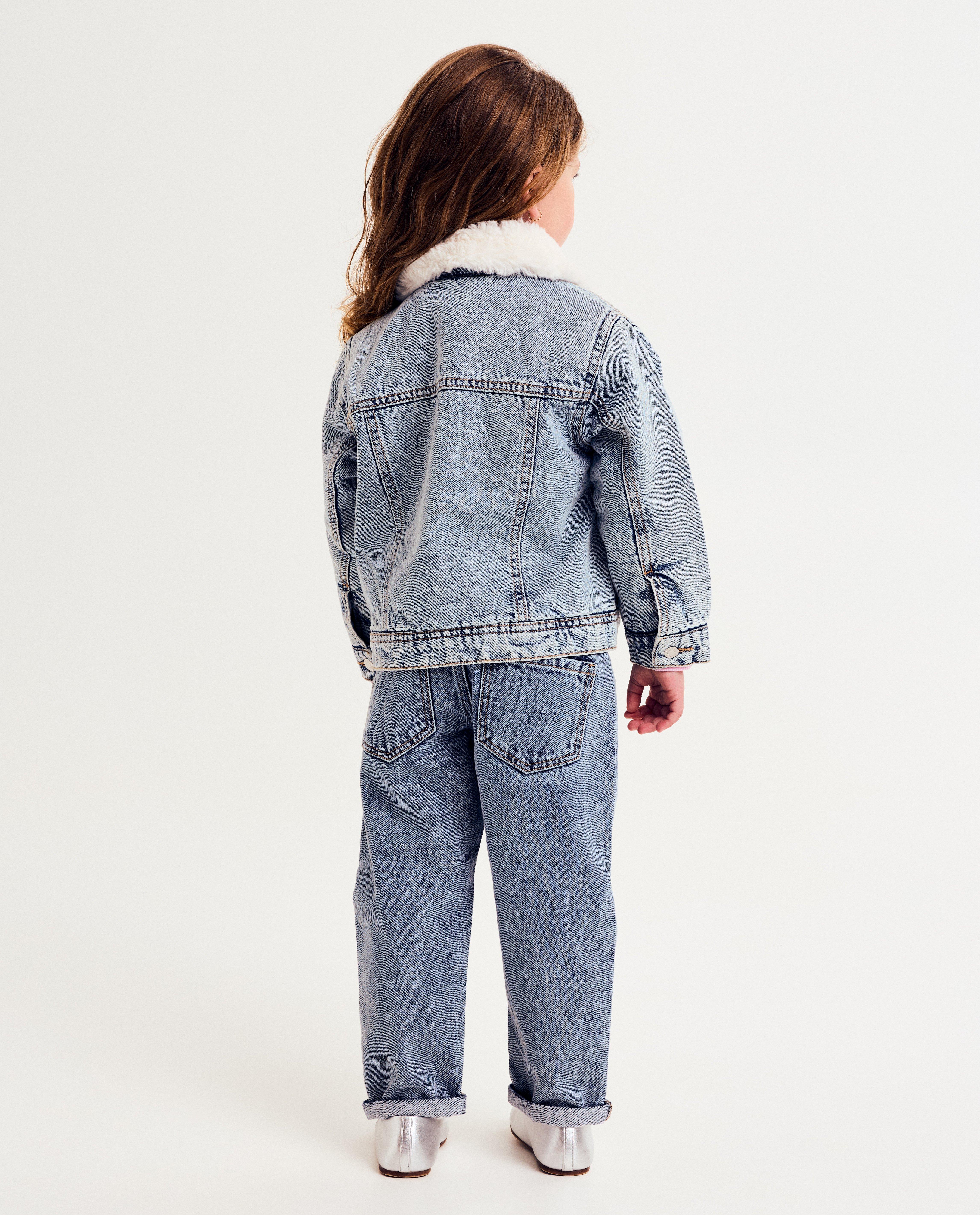 Blazers - Gilet en jean avec doublure teddy