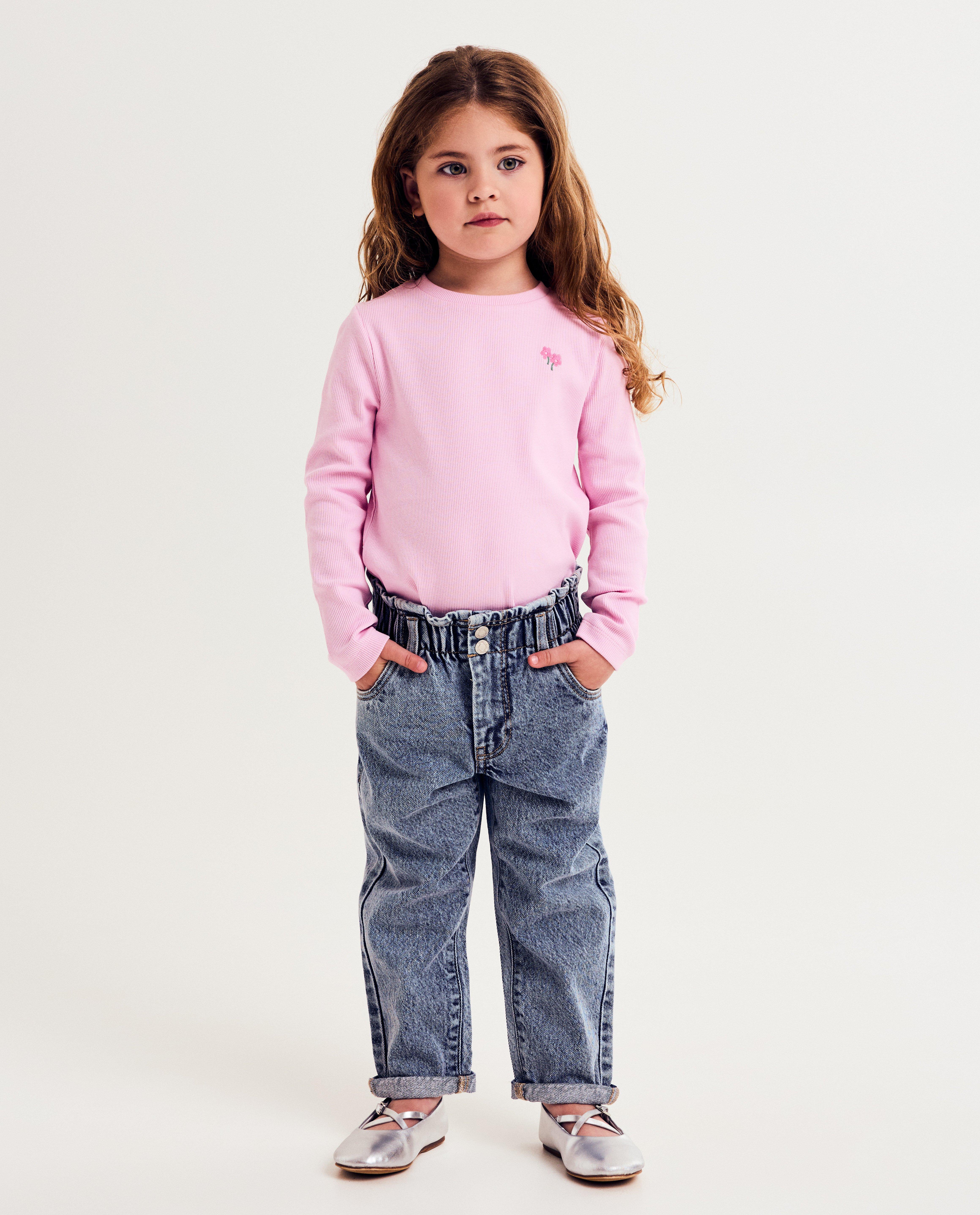Blauwe jeans, mom fit - null - Milla Star