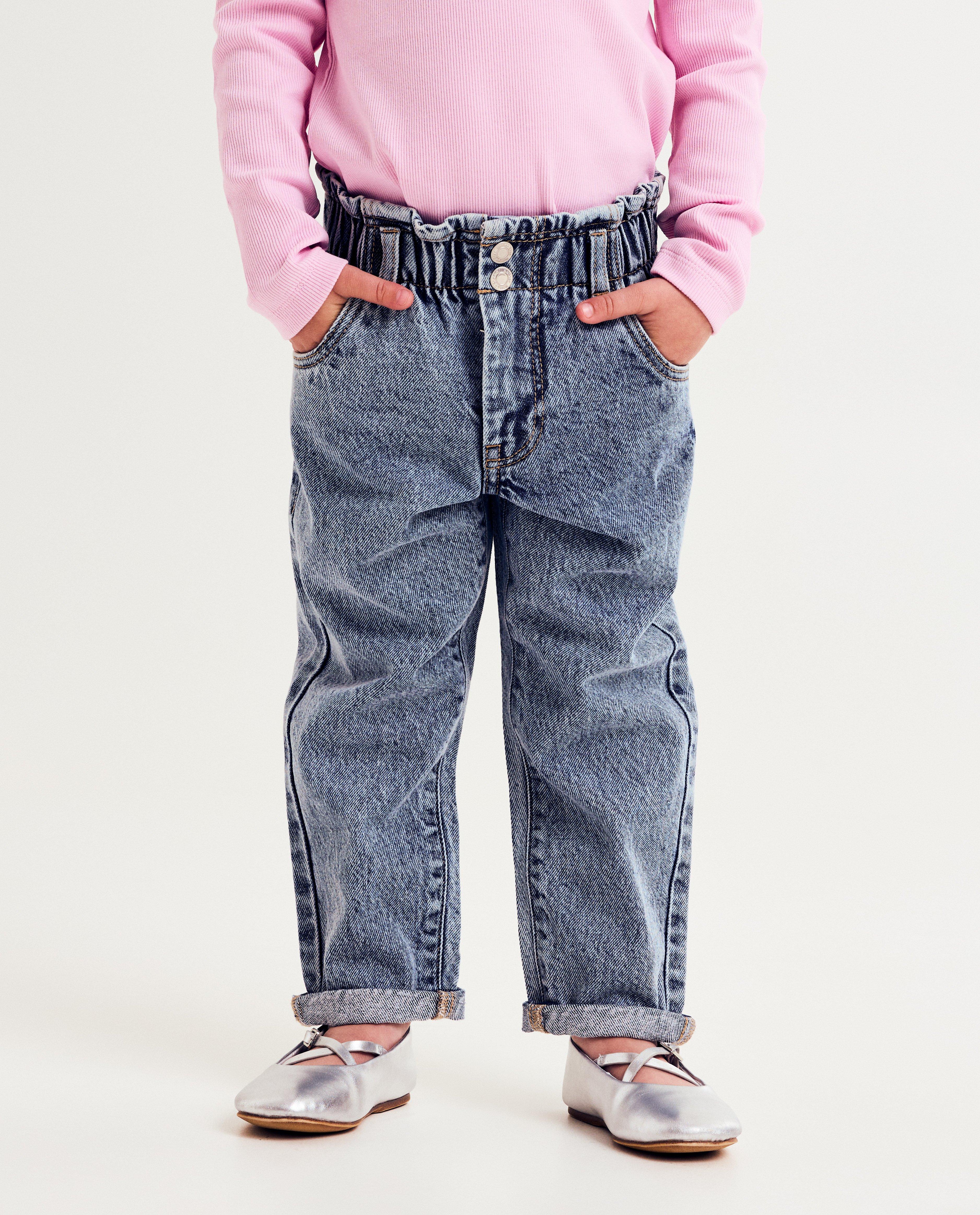 Jeans - Blauwe jeans, mom fit