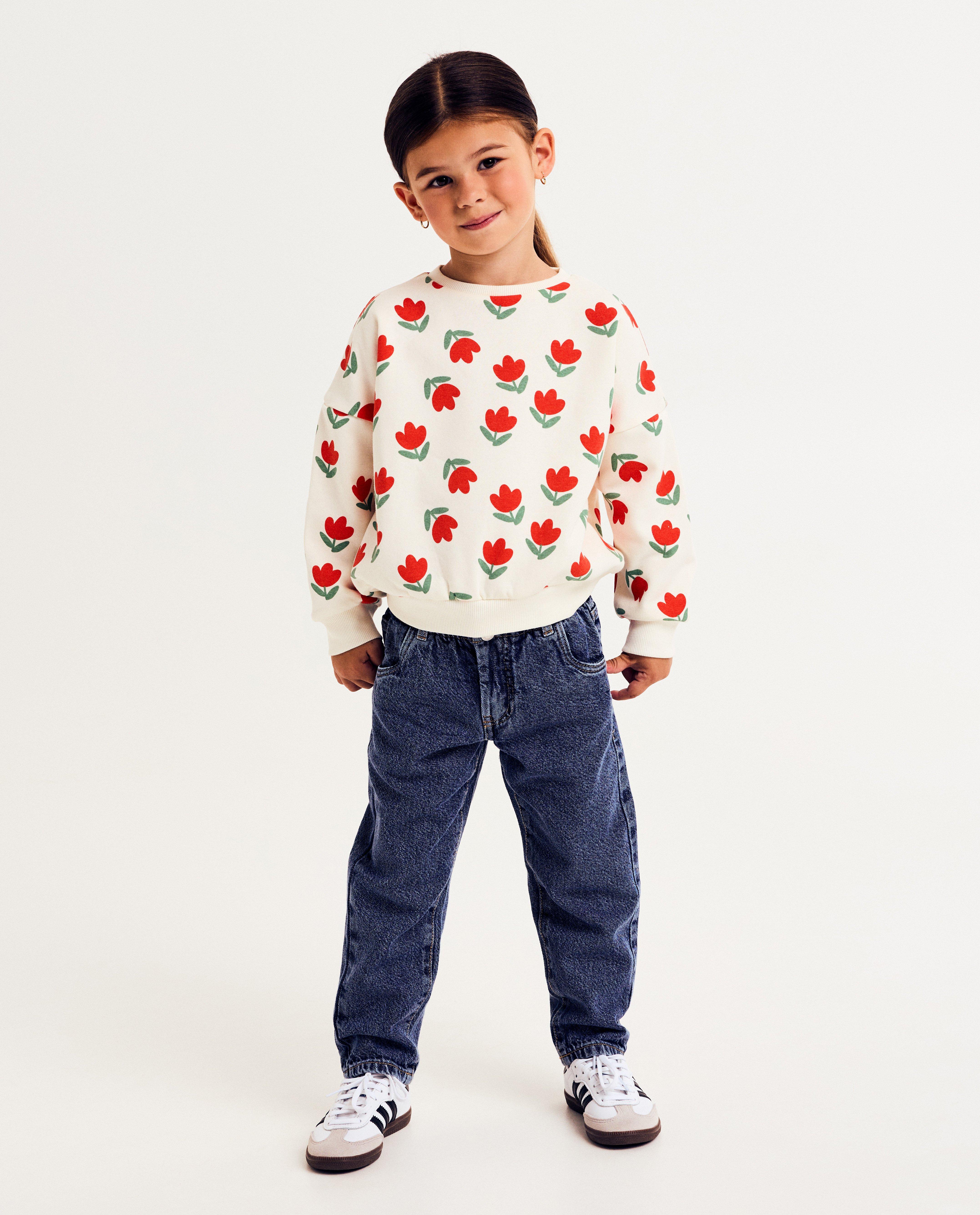 Blauwe jeans, mom fit - null - Milla Star