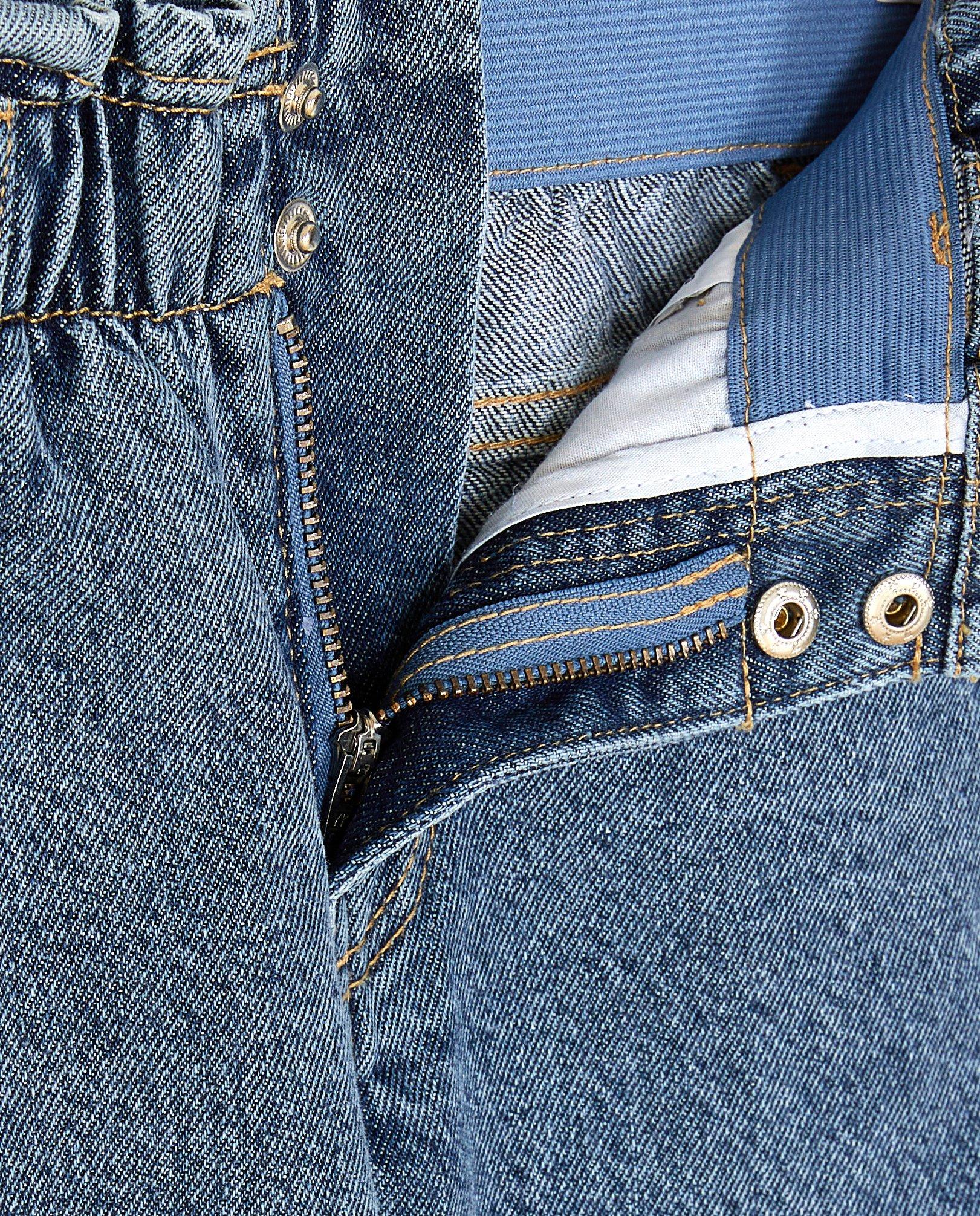 Jeans - Blauwe jeans, mom fit