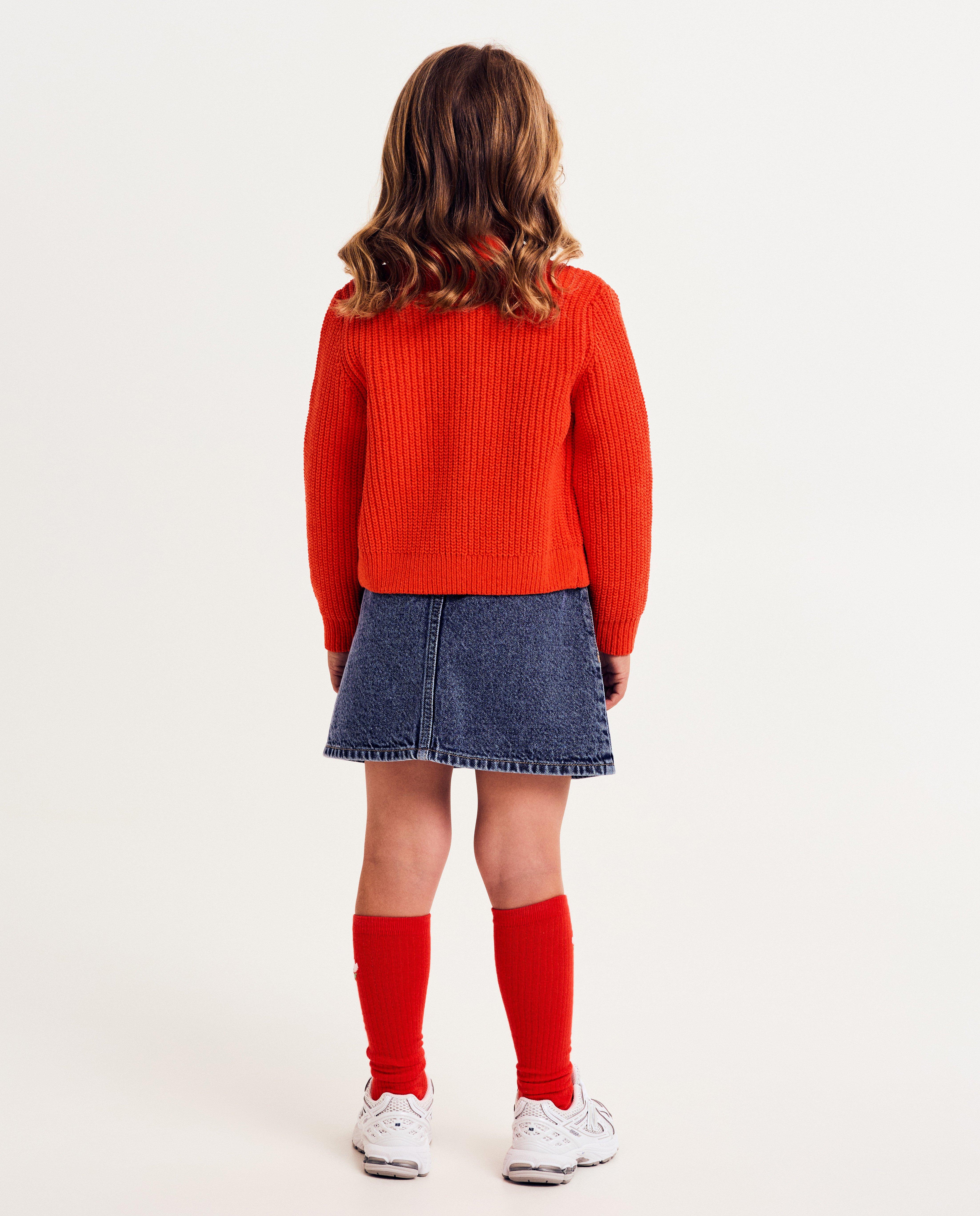 Cardigan - Oranje cardigan
