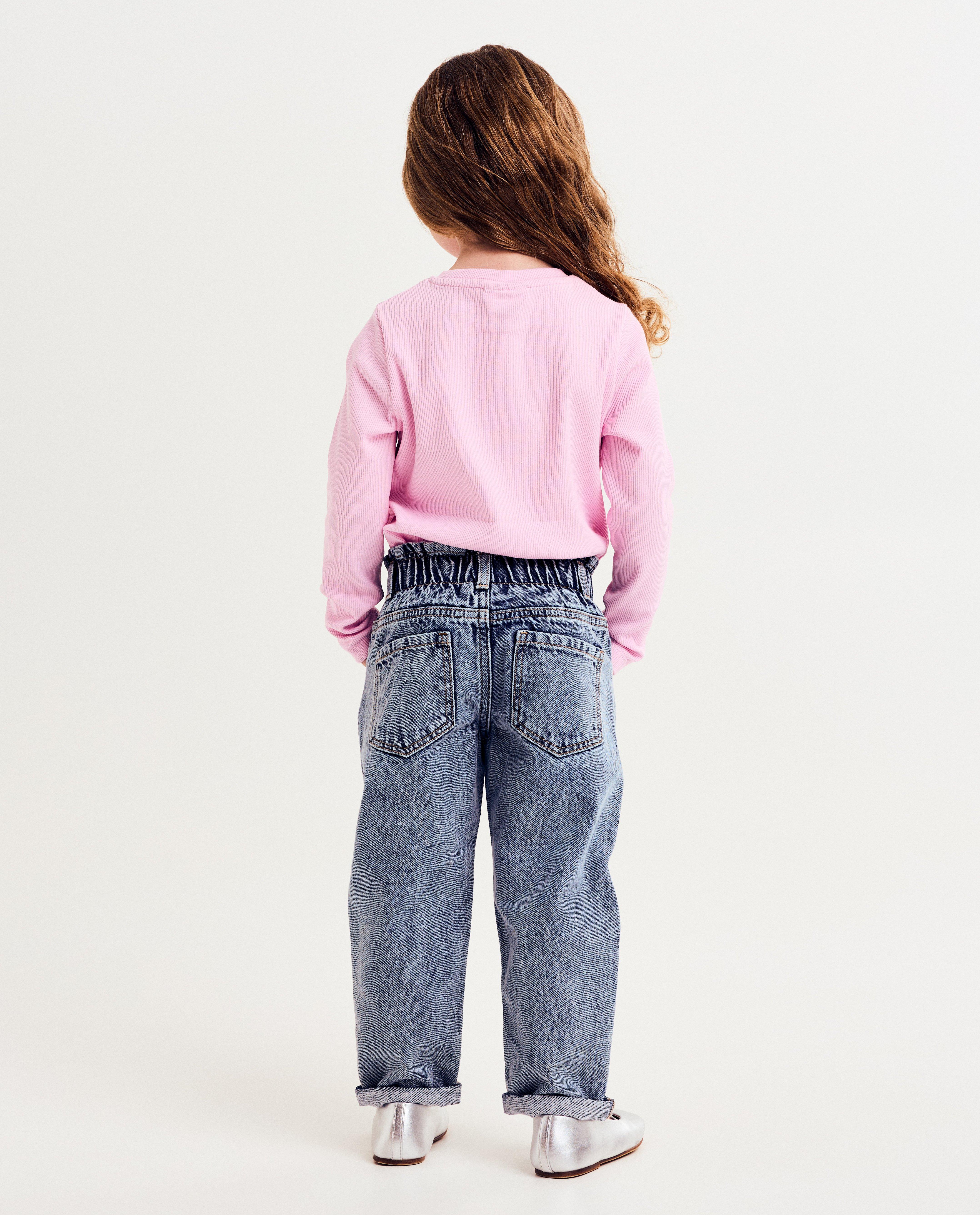 T-shirts - Longsleeve met geborduurde bloemen