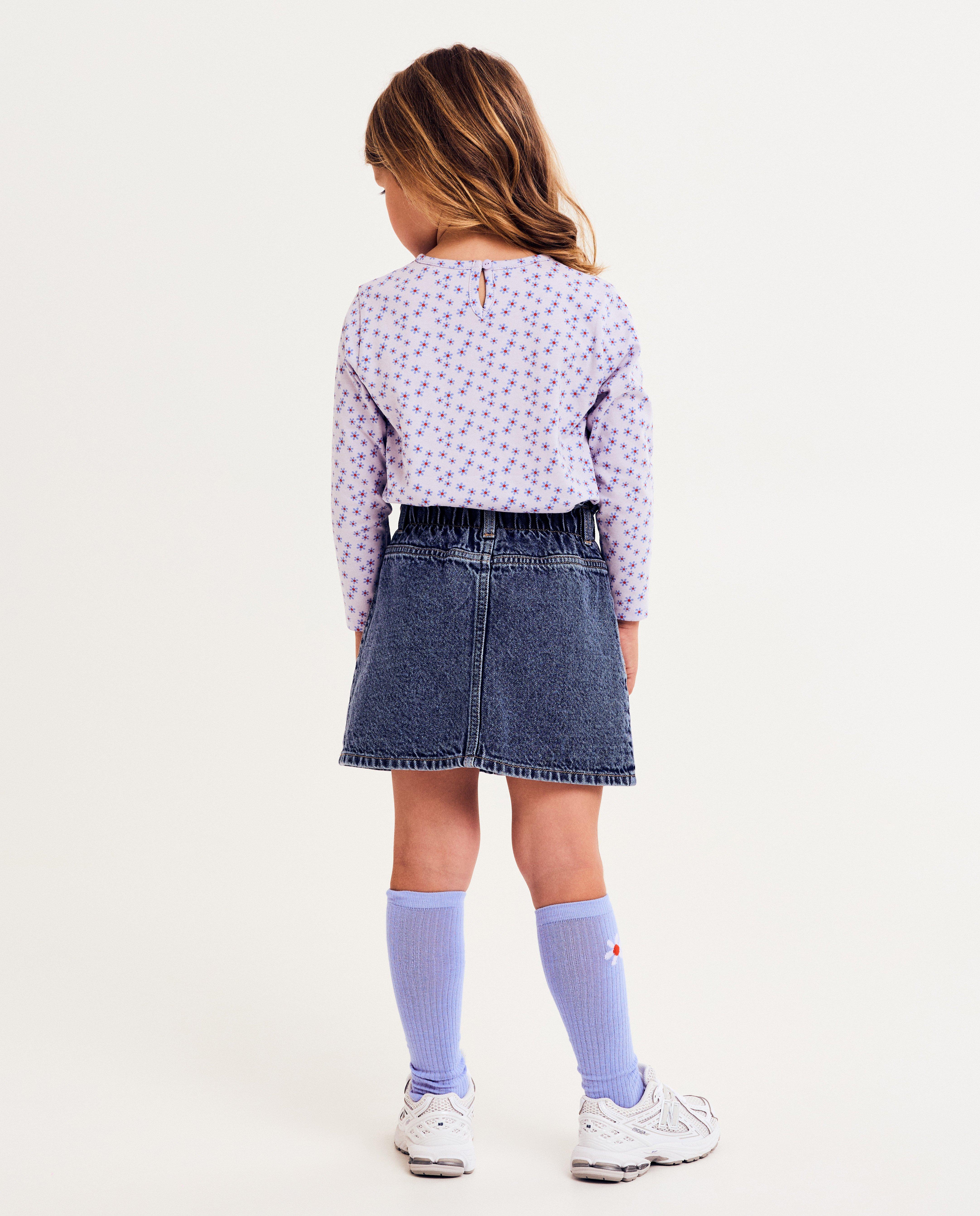 T-shirts - Longsleeve met bloemenprint