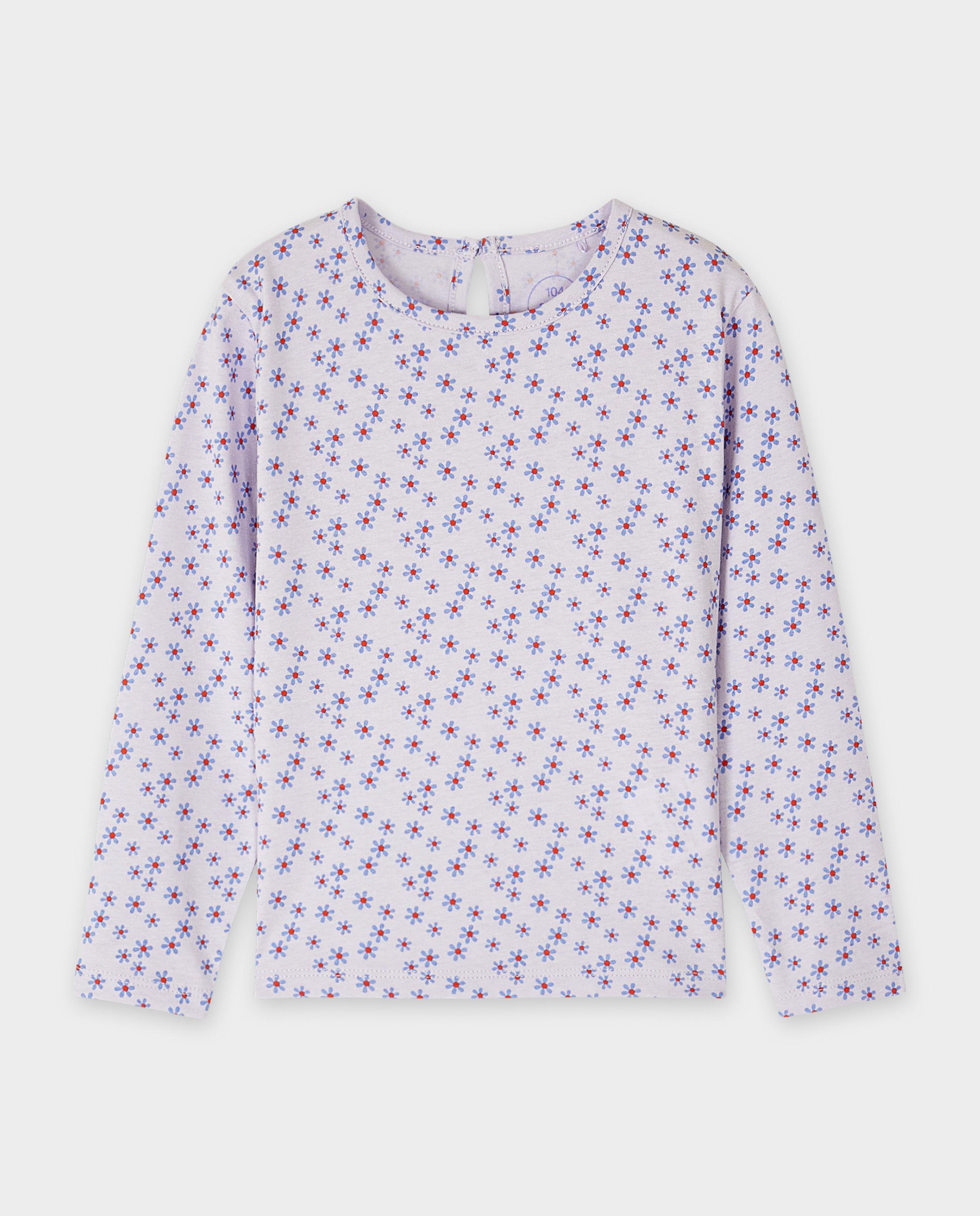 T-shirts - Longsleeve met bloemenprint